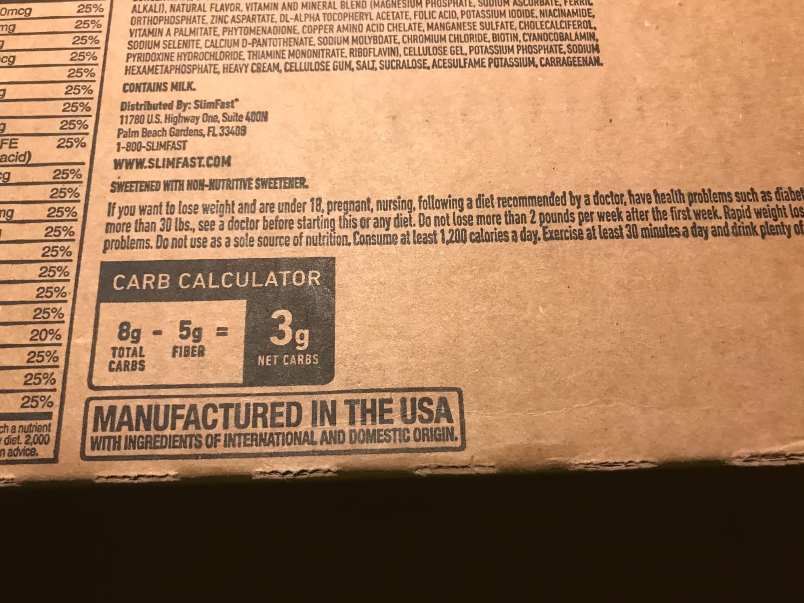 SlimFast Protein Shake, Chocolate- 20g Protein, Meal Replacement Shake Ready to Drink, High Protein with Low Carb and Low Sugar, 24 Vitamins and Minerals, 12 Count (Pack of 1) (Packaging May Vary) customer photo 1