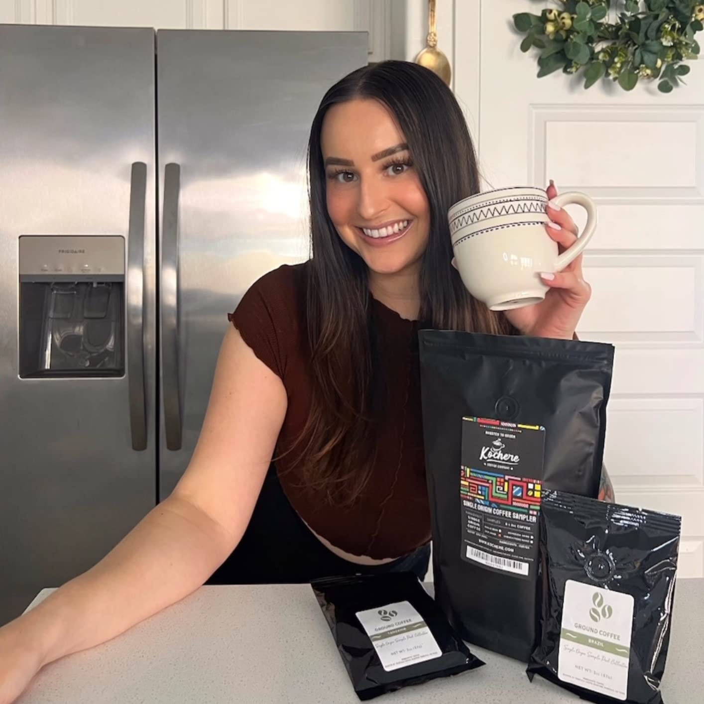 Kochere Coffee Organic Single Origin Sampler, 6 x 2oz, Drip Grind | Six Origins: Ethiopia, Costa Rica, Brazil, Honduras, Tanzania & Colombia Freshly Roasted to Order Specialty-Grade Beans customer photo 2