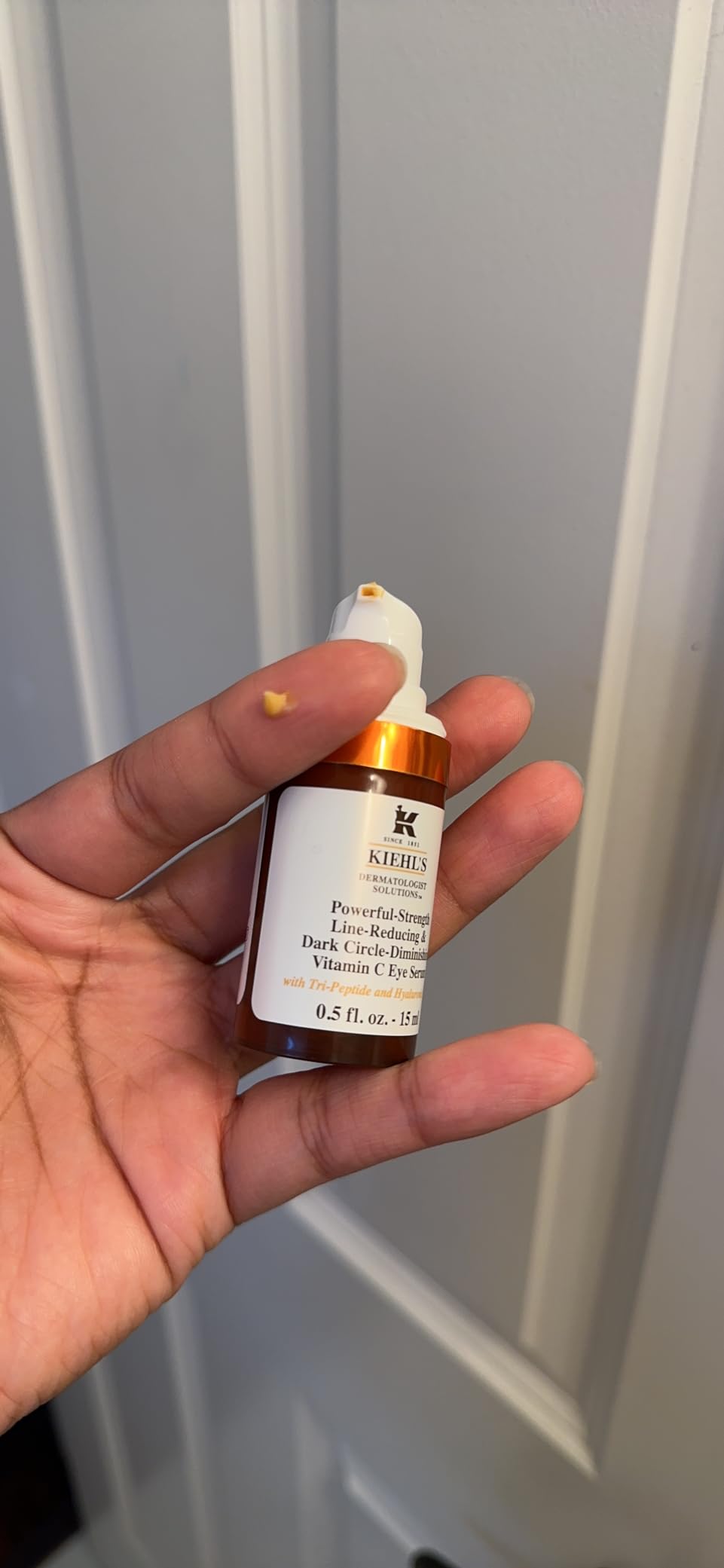 Kiehl's - Powerful-Strength Eye Serum - Reduces Dark Circles - 0.5 fl oz customer photo 1