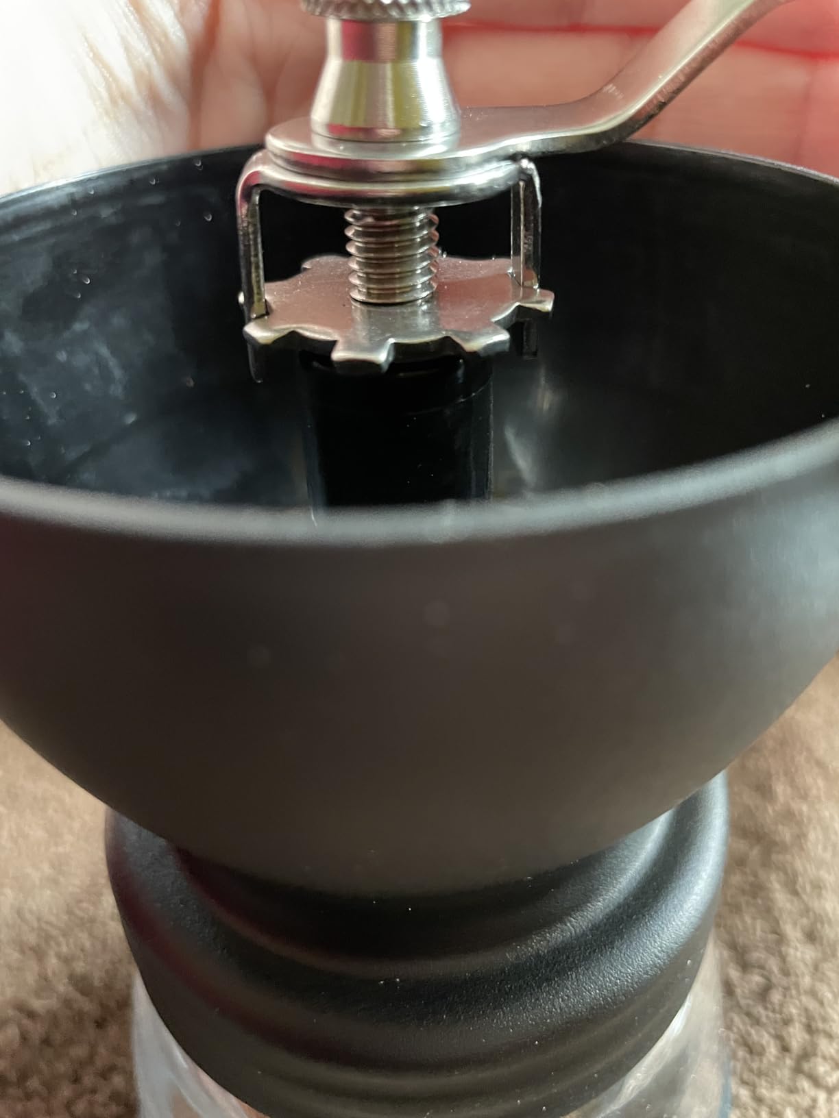 Manual Coffee Grinder 48 Adjustable Settings, 80g Large Capacity, Conical Burr Hand Mill for Home, Travel, Camping, Office, Espresso & Pour Over, 2 Jars customer photo 1