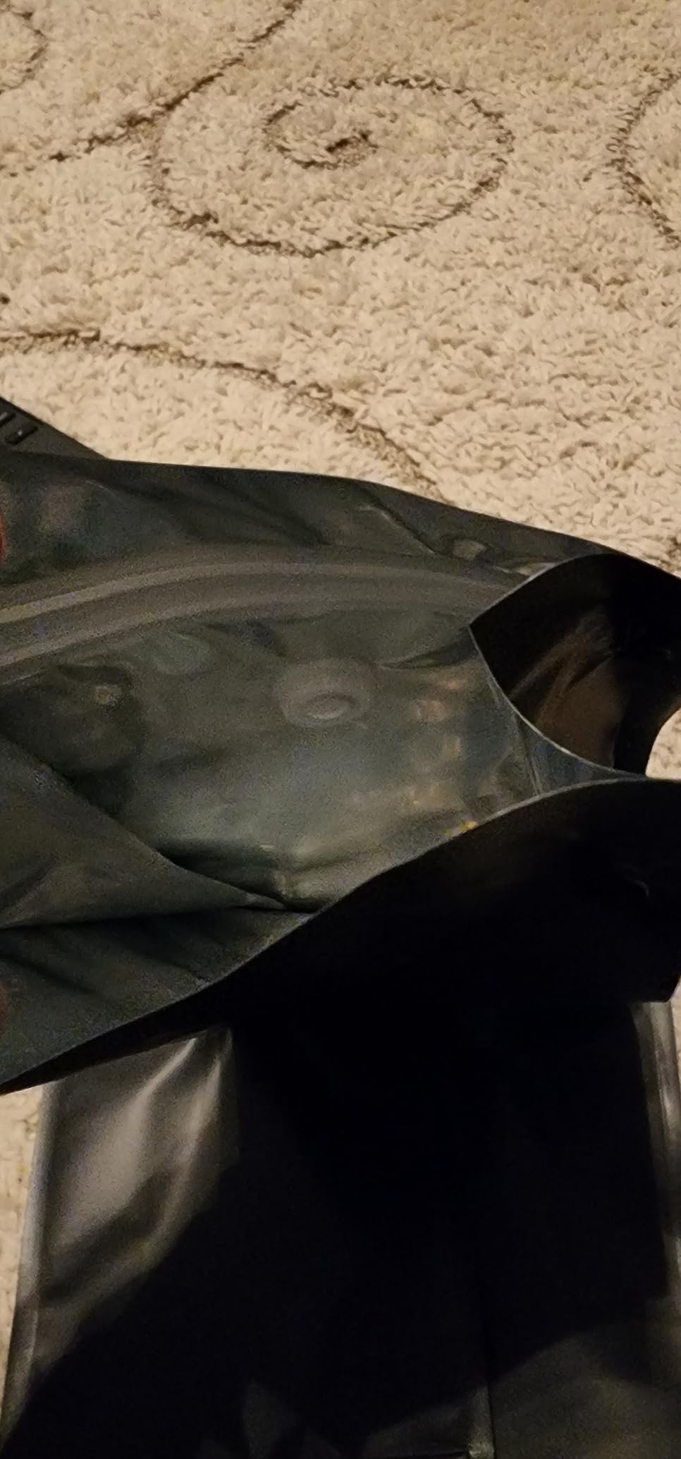 Coffee Bags with Valve(16 oz,1 lb,100pcs) Black High Barrier Aluminumed Foil Flat Bottom Heat Sealed Coffee Beans Packaging Bags Side Zipper Resealable Bags for Home or Business customer photo 1