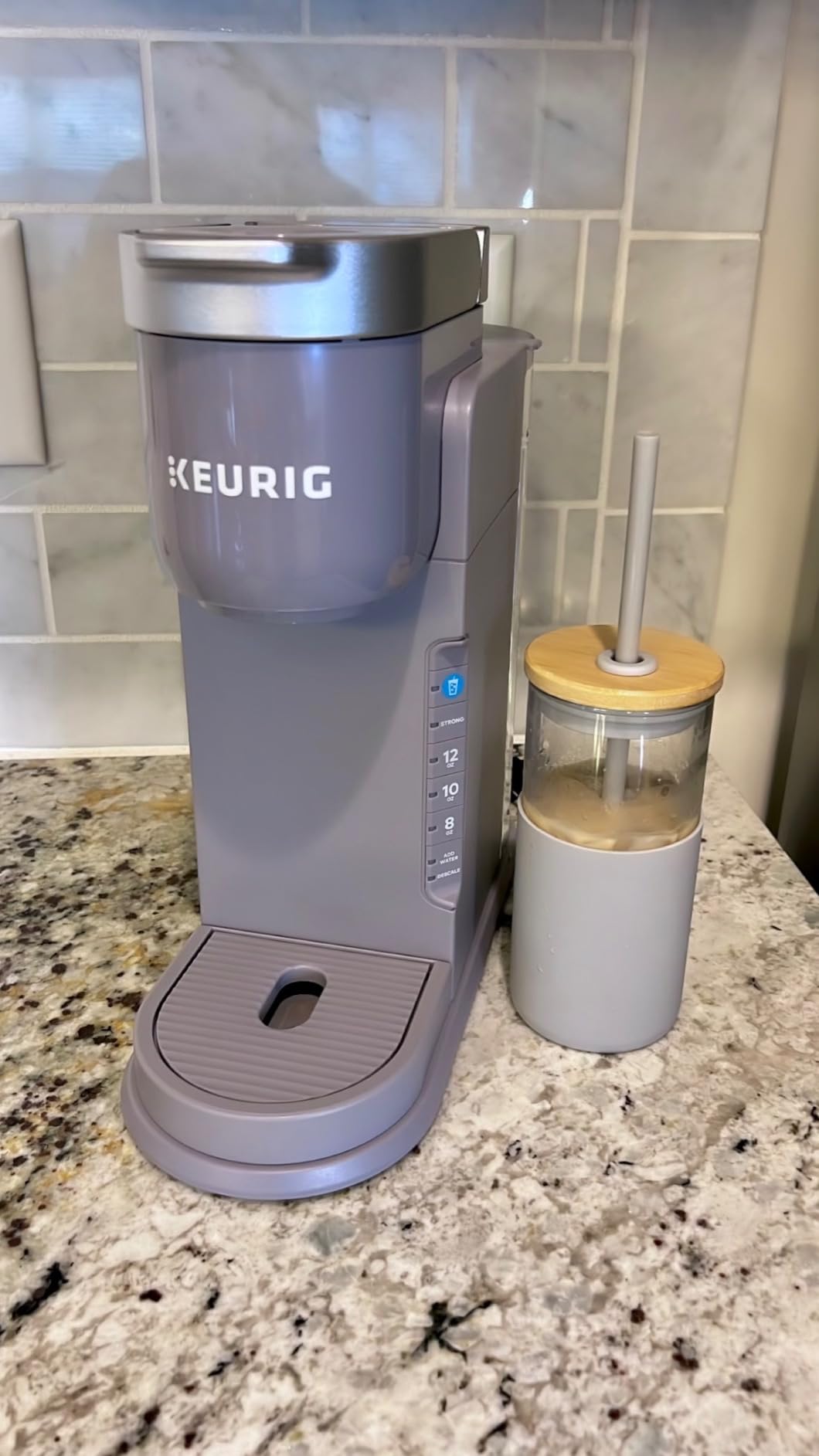 Keurig K-Iced Coffee Maker, Single Serve K-Cup Pod Iced Coffee Maker, With Hot and Cold Coffee Capabilities, Brews Any K-Cup Pod, Gray customer photo 2