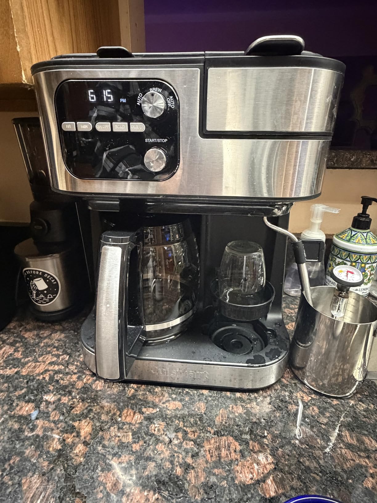 Cuisinart Coffee Center Barista Bar 4-in-1 Coffee Maker, Single-Serve Pods Compatible, Coffeemaker, Three Brewing Sizes, SS-4N1NAS, Black customer photo 1