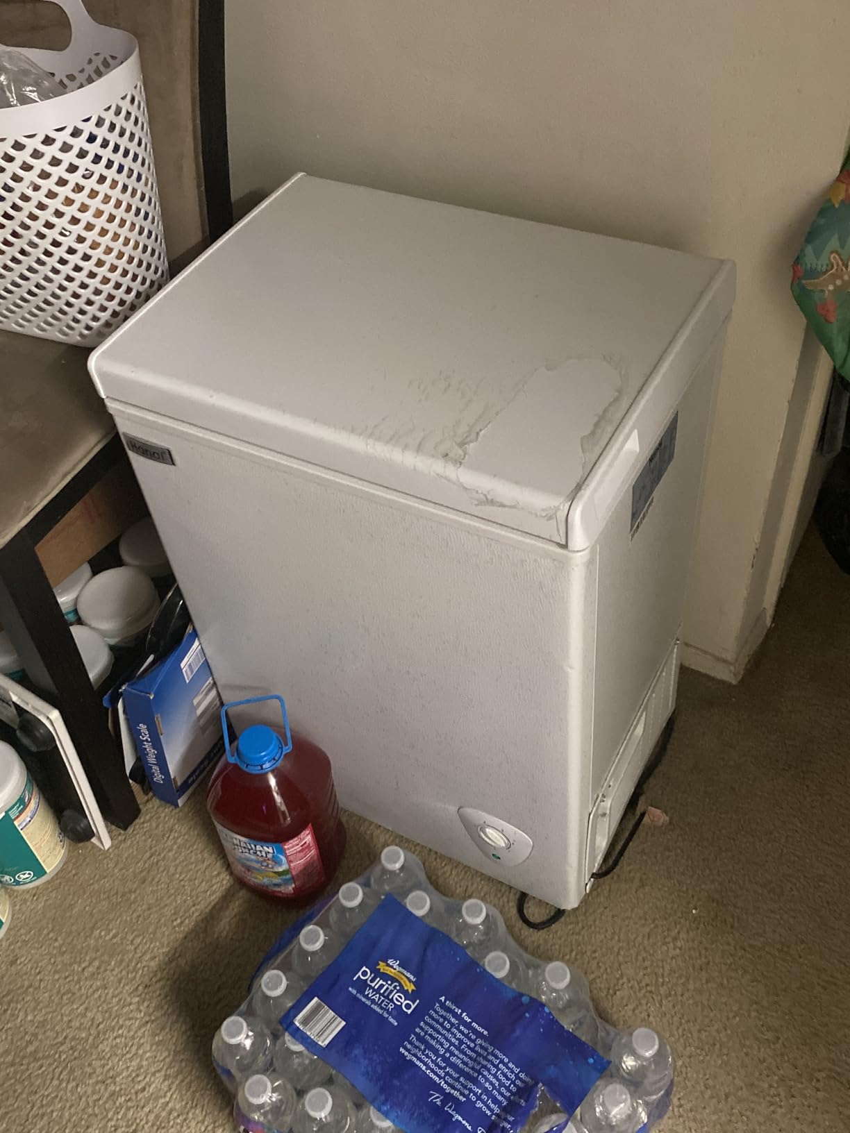 5.0 Cu.Ft Chest Freezer WANAI Deep Freezers Large Storage 7 Temperature Control Low Noise with Removable Basket for Dorm Apartment Home Kitchen customer photo 1
