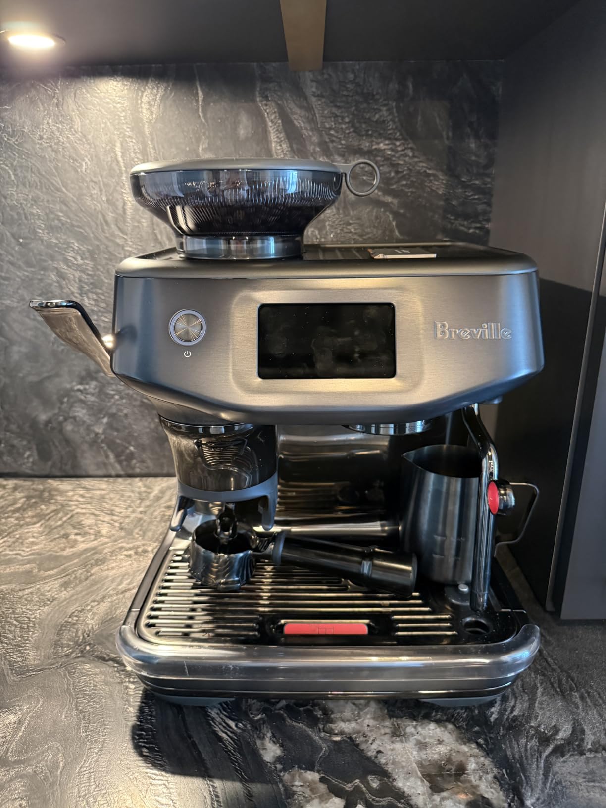 Breville BES881BSS Barista Touch Impress, Brushed Stainless Steel | Enjoy cold extraction functionality for cold brew beverages with this semi-automatic espresso machine with built-in grinder customer photo 2