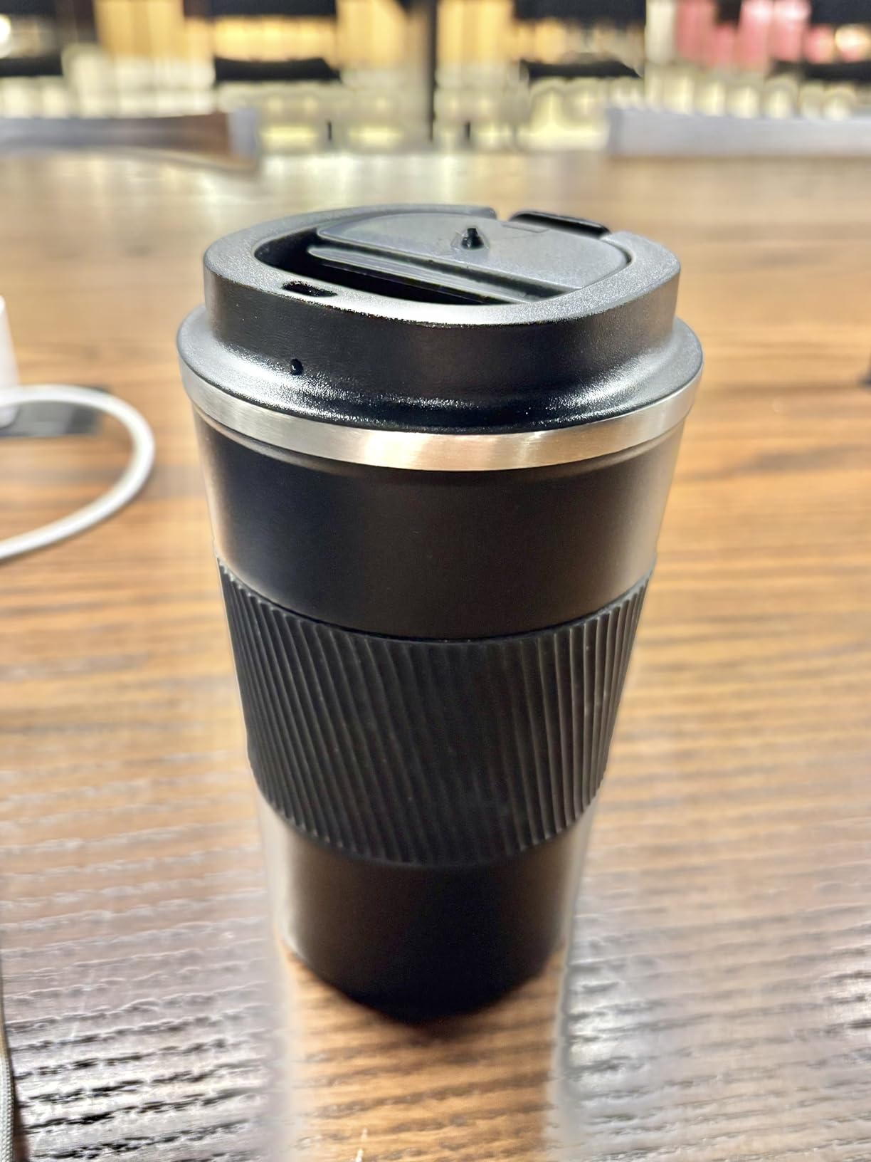 Insulated Travel Coffee Mug, Stainless Steel Coffee Cup with Leakproof Lid customer photo 2
