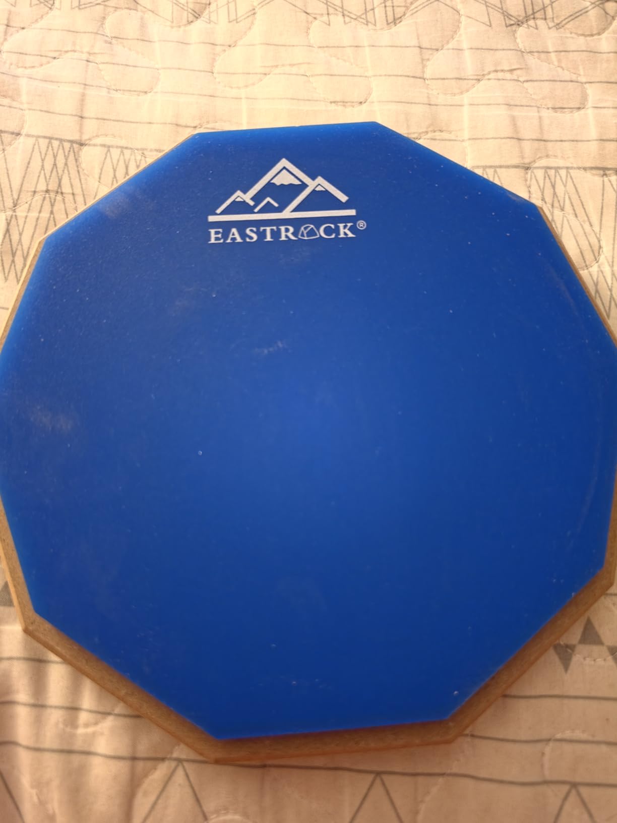 EASTROCK 8 Inches Practice Drum Pad, Double Sided Silent Drum Pad, Black customer photo 2