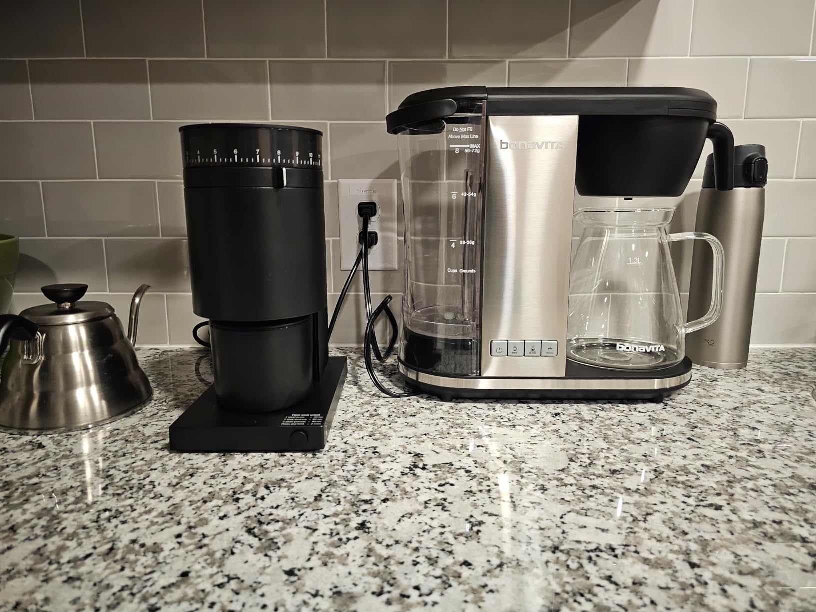 Bonavita Enthusiast 8 Cup Drip Coffee Brewer, Pour Over, SCA Certified Coffee Machine with Glass Carafe, Stainless Steel Panel, Removable Reservoir customer photo 1