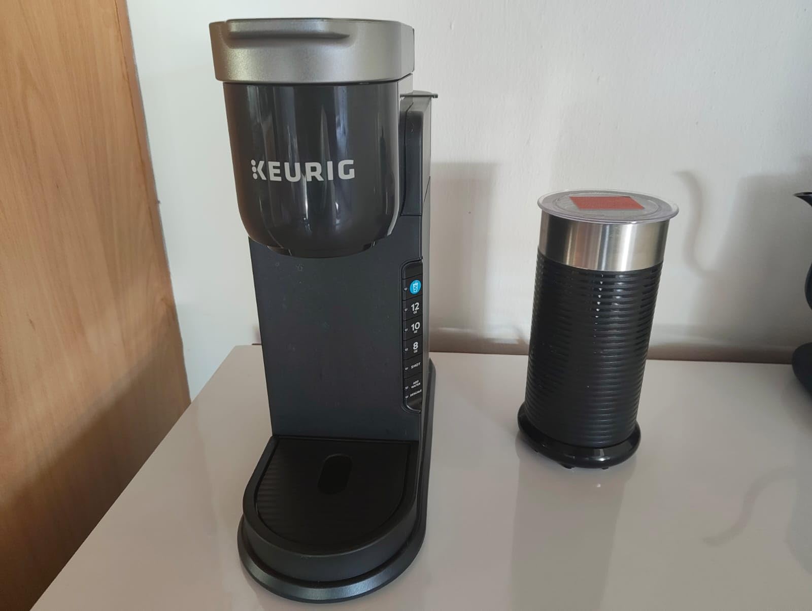 Keurig K-Café Barista Bar Single Serve Coffee Maker and Frother, with 3 Brew Sizes, Hot and Cold Coffee Capabilities, 2oz Coffee Shot Button, Black customer photo 2