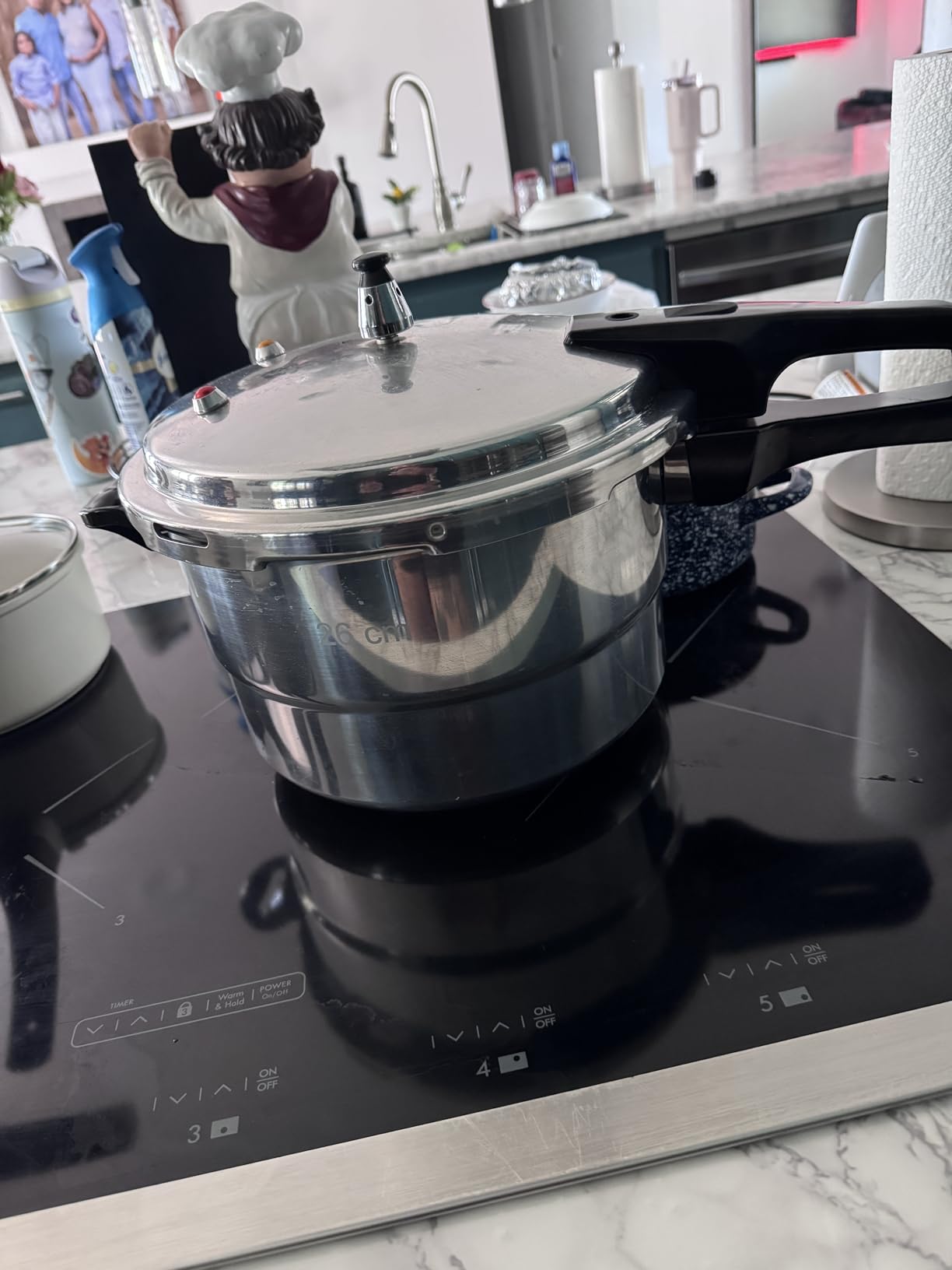 WantJoin 8Qt Aluminum Pressure Cooker w/Release Valve & Multiple Protective Devices,Pressure Canner Compatible with Gas & Induction Cooker,Canner Rack Included customer photo 2