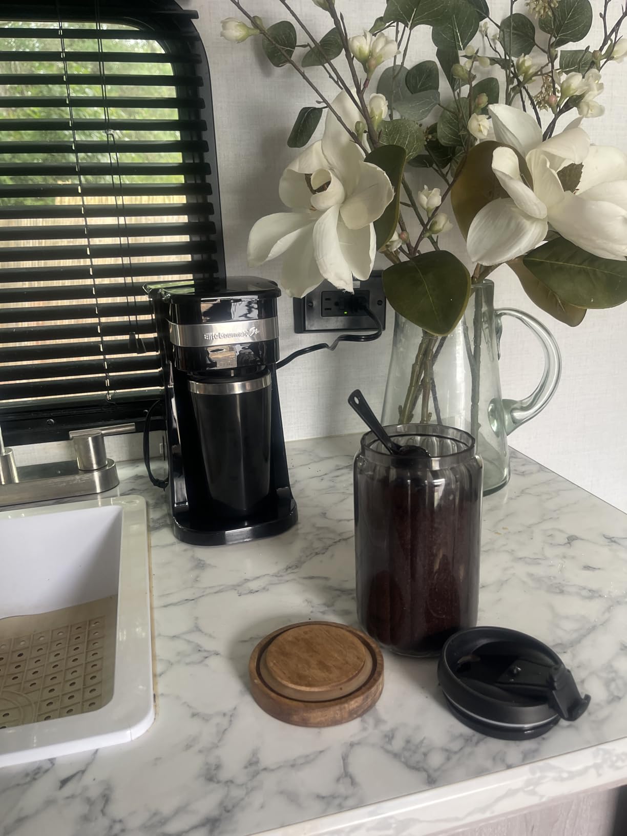 Elite Gourmet EHC114 Personal Single-Serve Compact Coffee Maker, Black customer photo 2