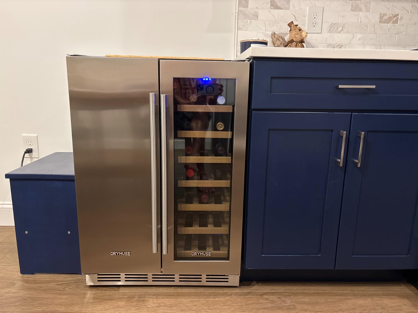 ORYMUSE 24 Inch Outdoor Beverage Refrigerator, 180 Can Under Counter Fridge customer photo 1