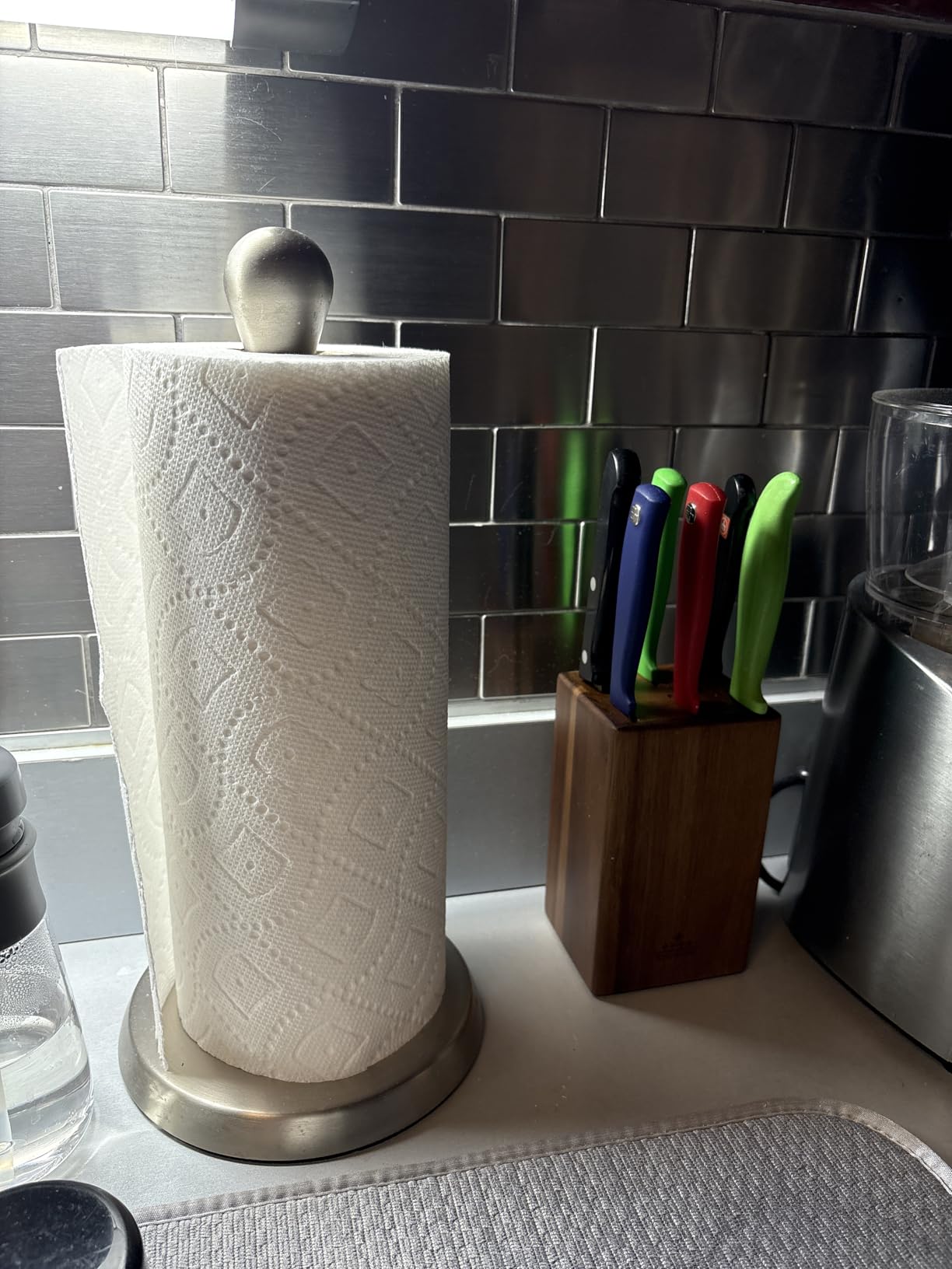 ENOKING Knife Block without Knives, 25 Slots Large Knife Holder customer photo 2