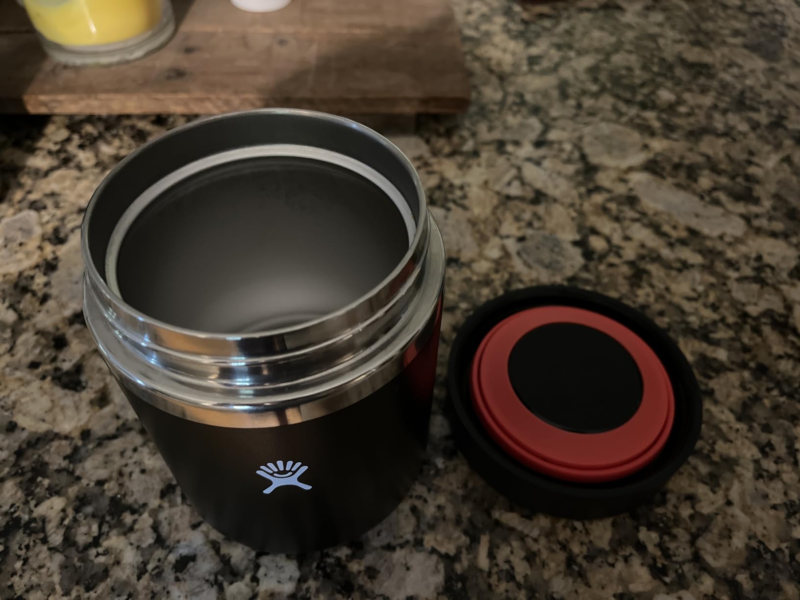 Hydro Flask Food Jar – Insulated Stainless Steel, Snack Travel Container for Hot Food, Lunch, & Soup 20 Oz Cascade Blue customer photo 2
