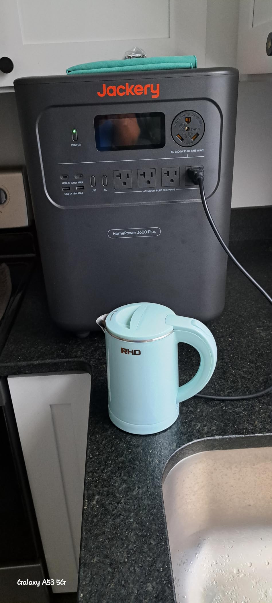 RHD 0.5L Small Portable Electric Kettle, 600W Stainless Steel Travel Kettle customer photo 2