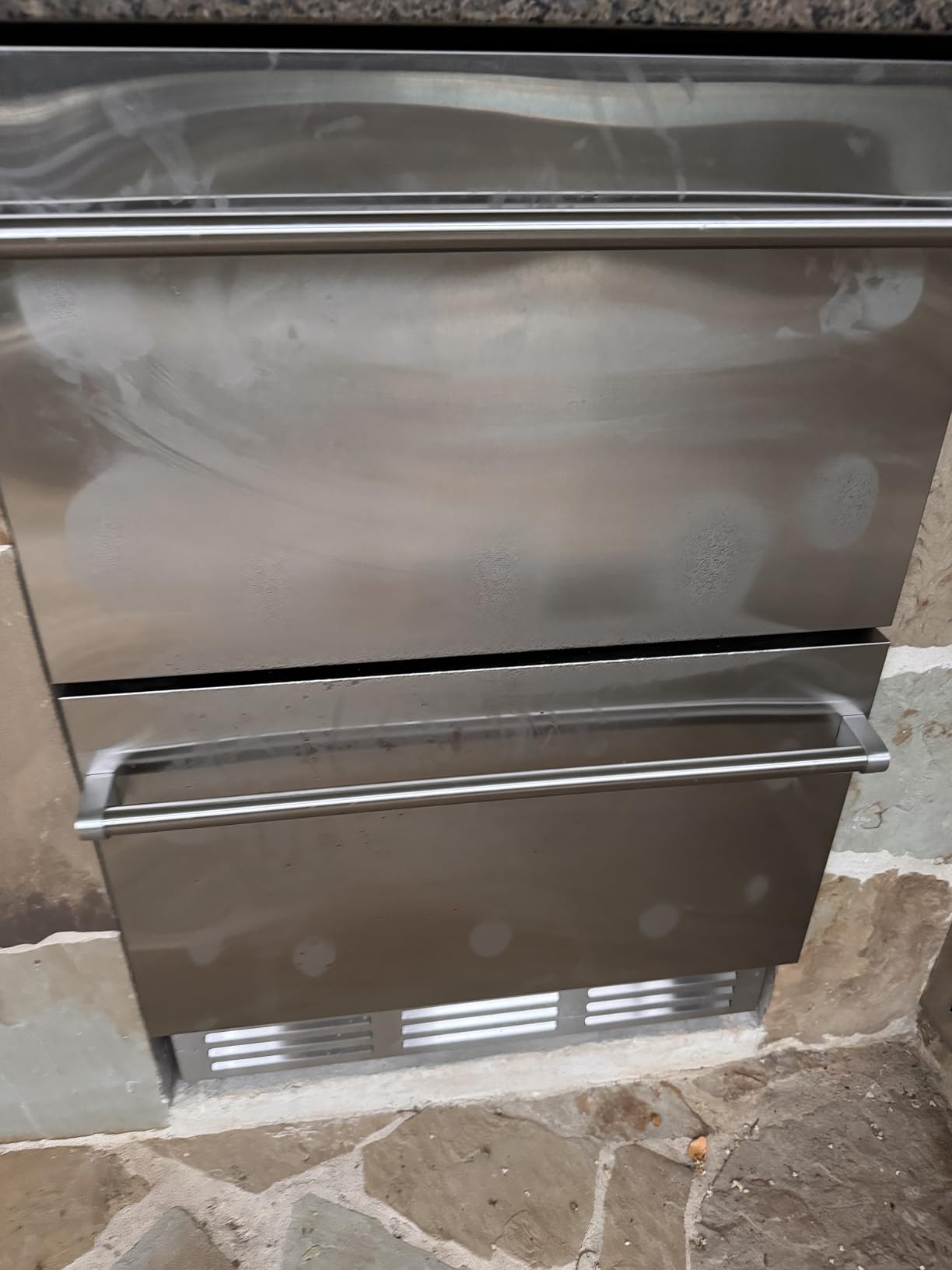 EUHOMY 24 Inch Under Counter Double Drawer Fridge, Outdoor Refrigerator customer photo 1
