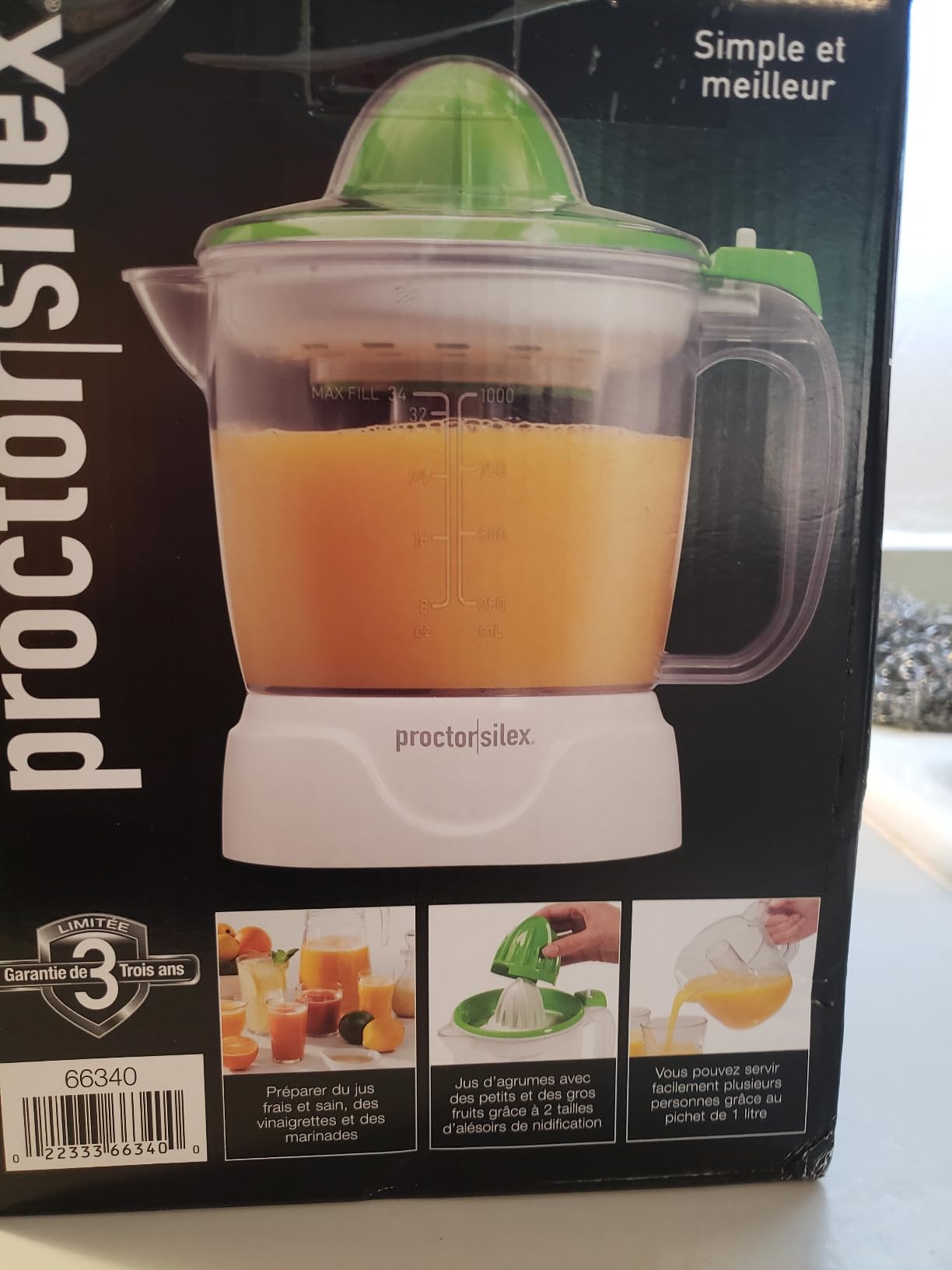 Proctor Silex 34 oz. Electric Citrus Juicer, Orange Juicer customer photo 2