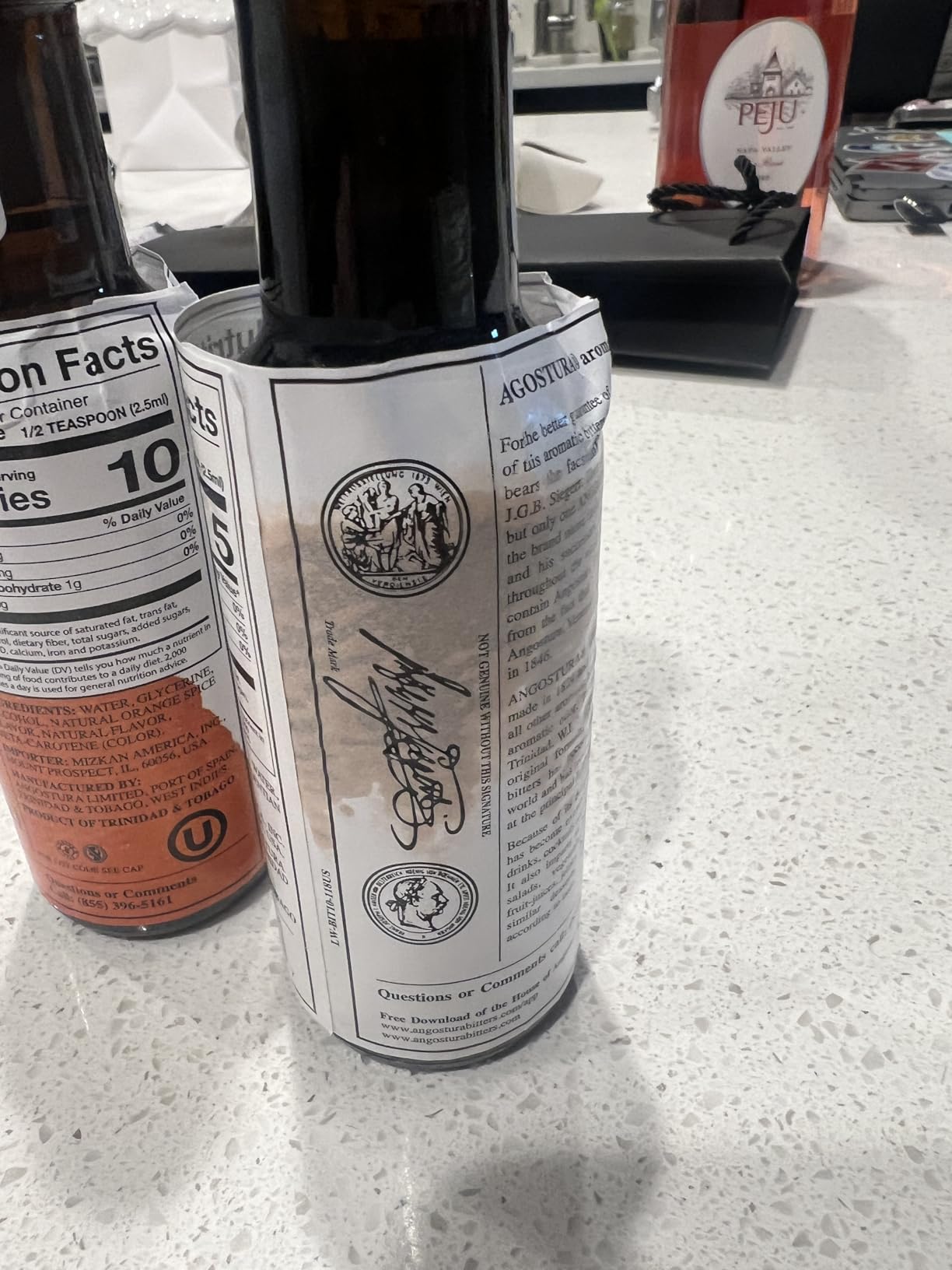 Kingston: Angostura Bitters Original and Orange Bitters (Combo- Pack) - 4oz Bottles, Aromatic and Citrus Infused. Bundled in Kingston safe packaging customer photo 2