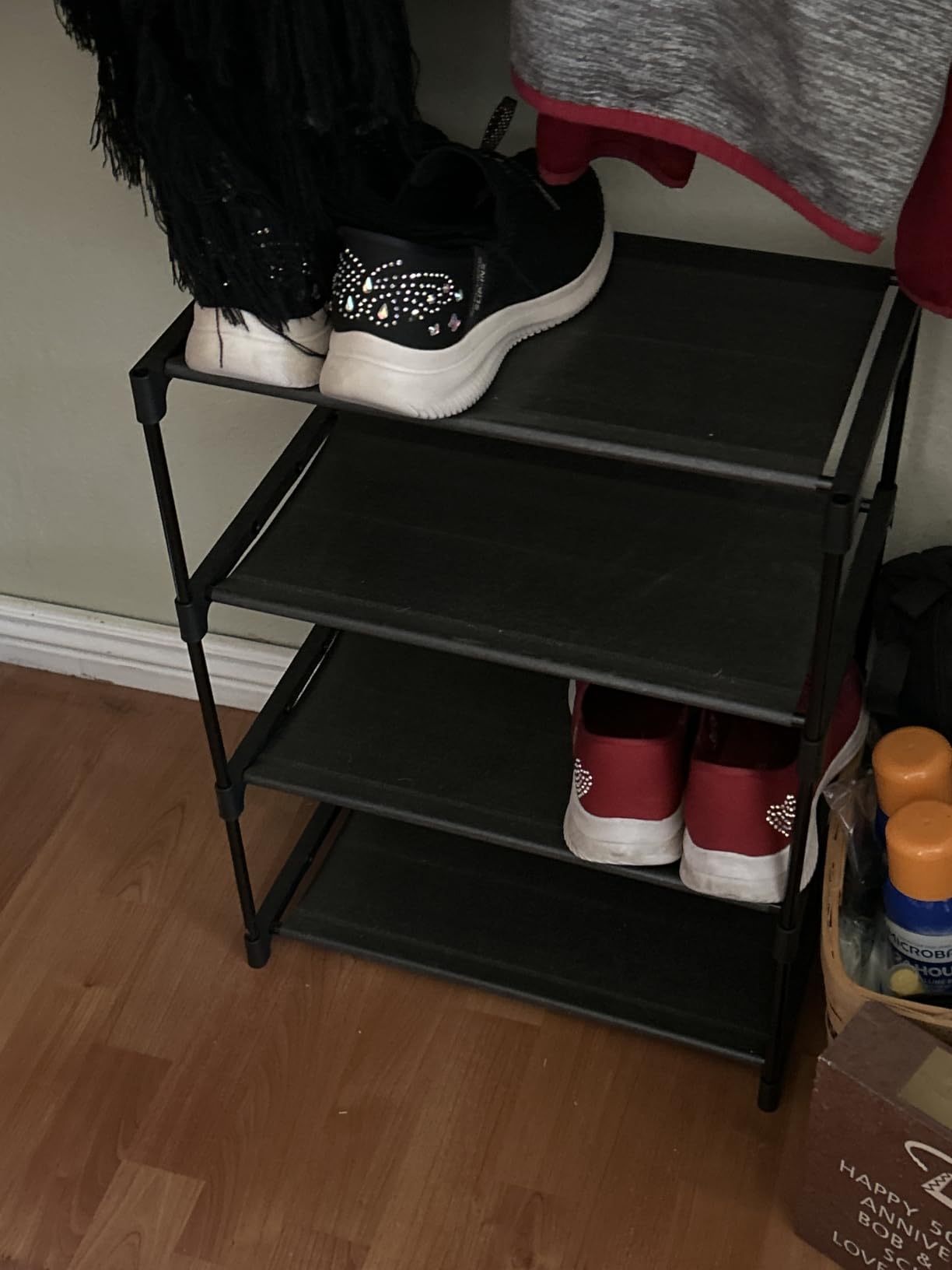Autonomier 4 Tier Extra Small Shoe Rack (16.3