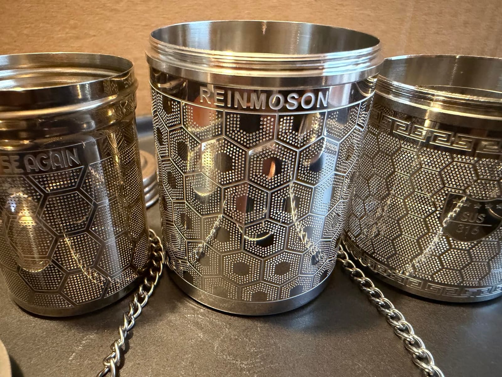 Reinmoson Extra Large Tea Infuser for Loose Tea & Spice Ball for Cooking customer photo 2