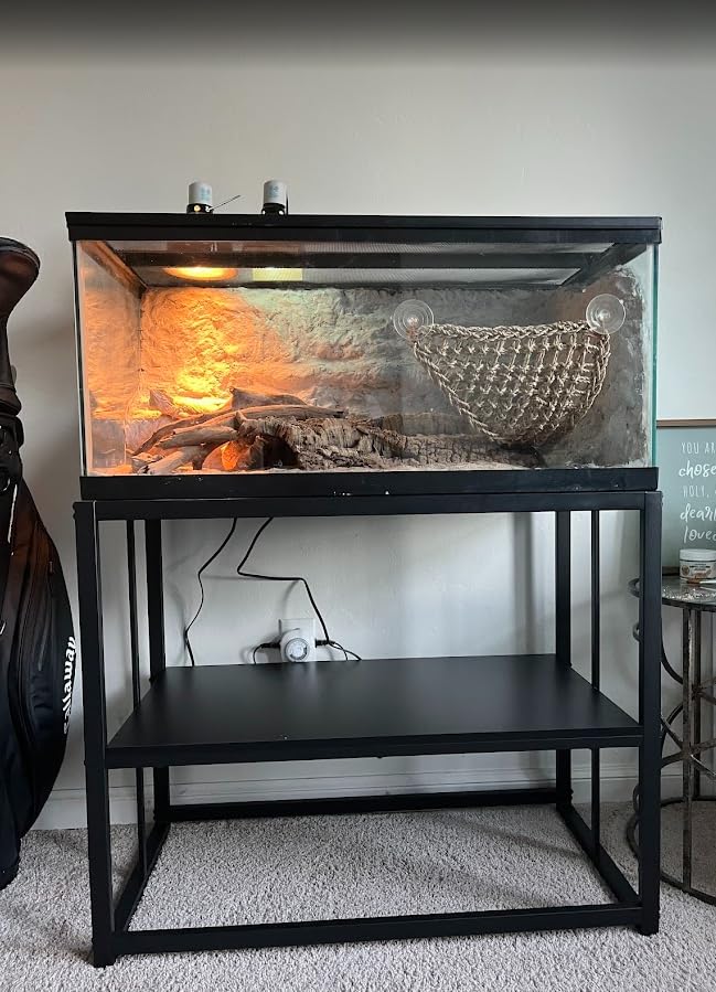 55-75 Gallon Fish Tank Stand, Aquarium & Terrarium Stand for Home Office customer photo 1