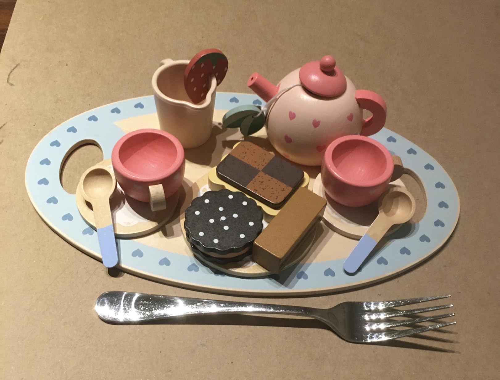Wooden Tea Set for Little Girls Birthday Gift 3 4 5 Year Old Princess Toys customer photo 2