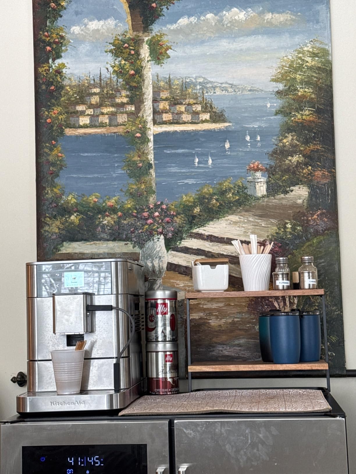 KitchenAid Fully Automatic Espresso Machine KF6, KES8556, Stainless Steel customer photo 1