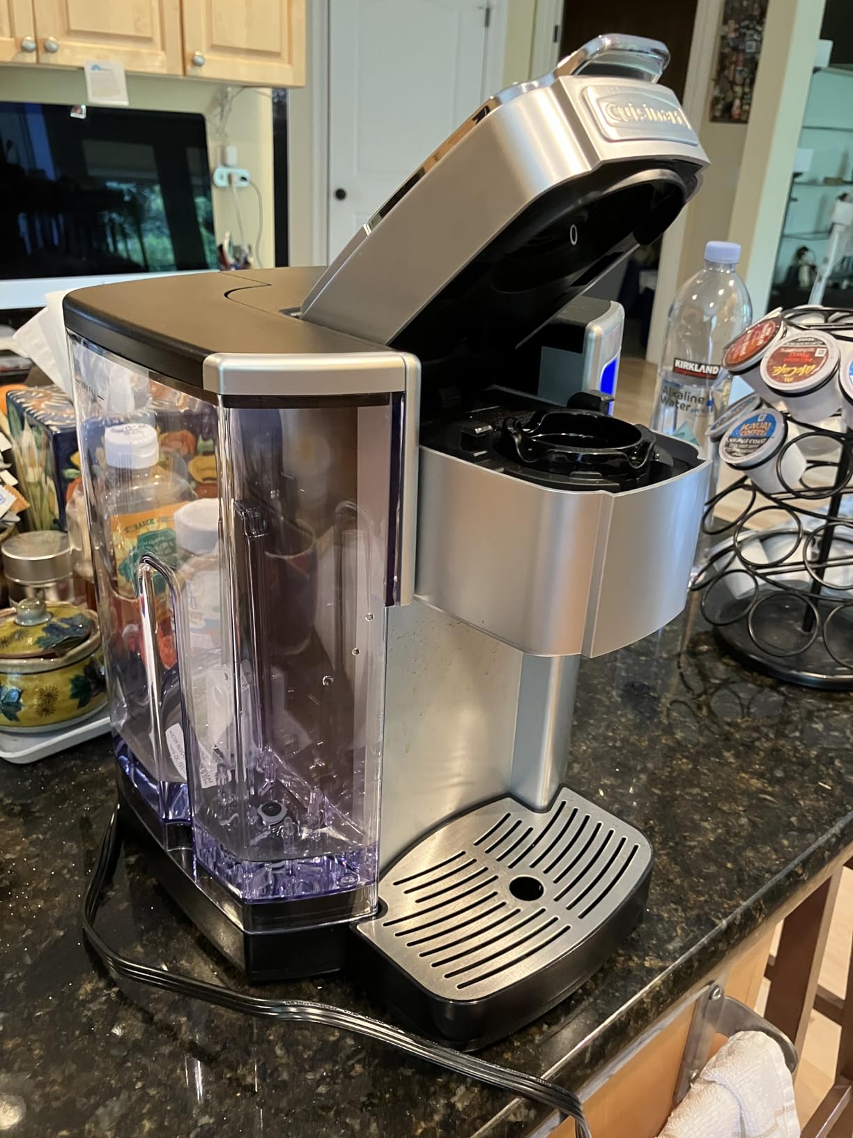 Cuisinart Coffee Maker, Single Serve 72-Ounce Reservoir Coffee Machine, Programmable Brewing & Hot Water Dispenser, Stainless Steel, White customer photo 2