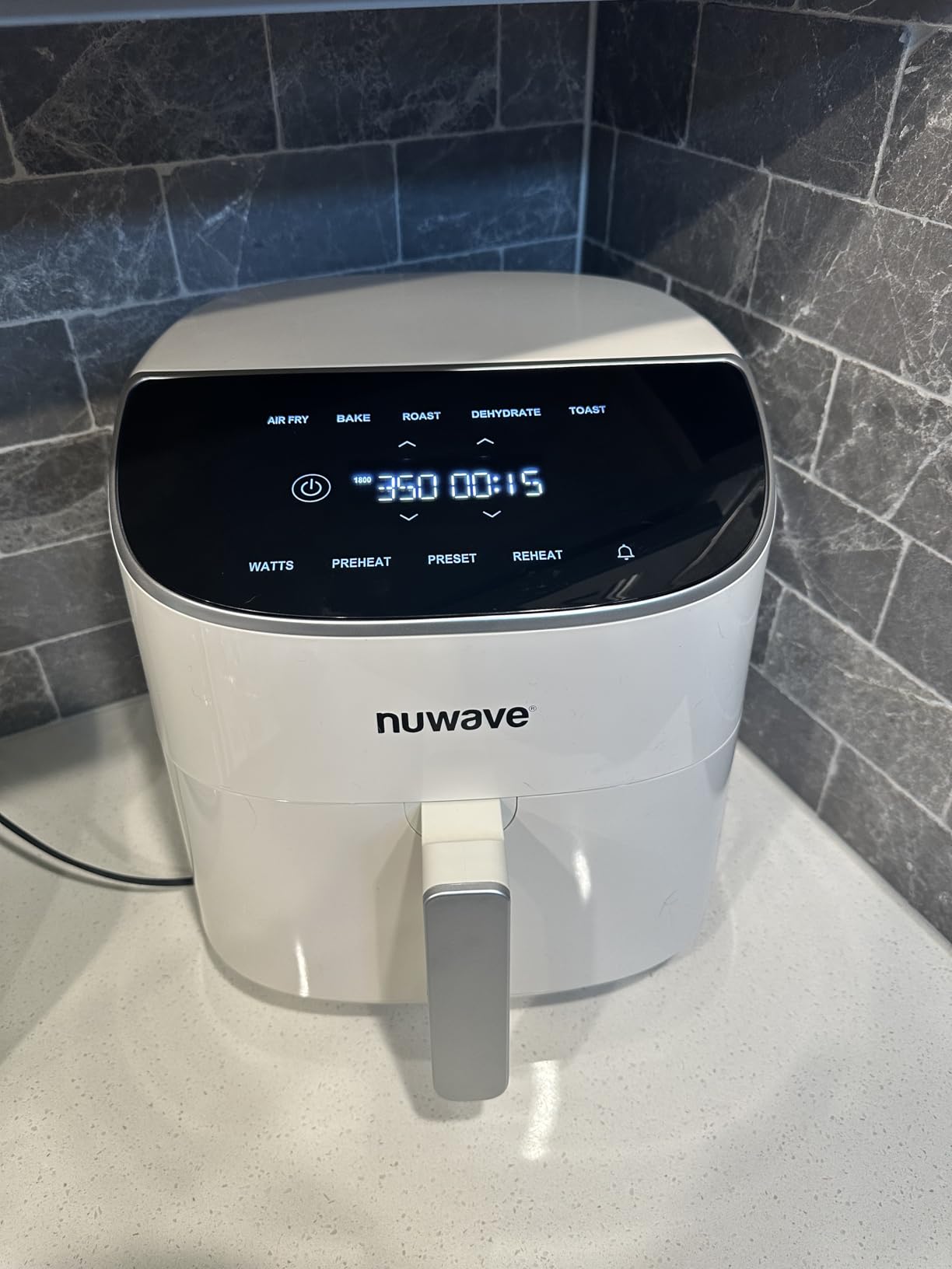 Nuwave Brio Plus 8 Qt Air Fryer, PFAS Free, New & Improved, 50-400°F in 5°F customer photo 2