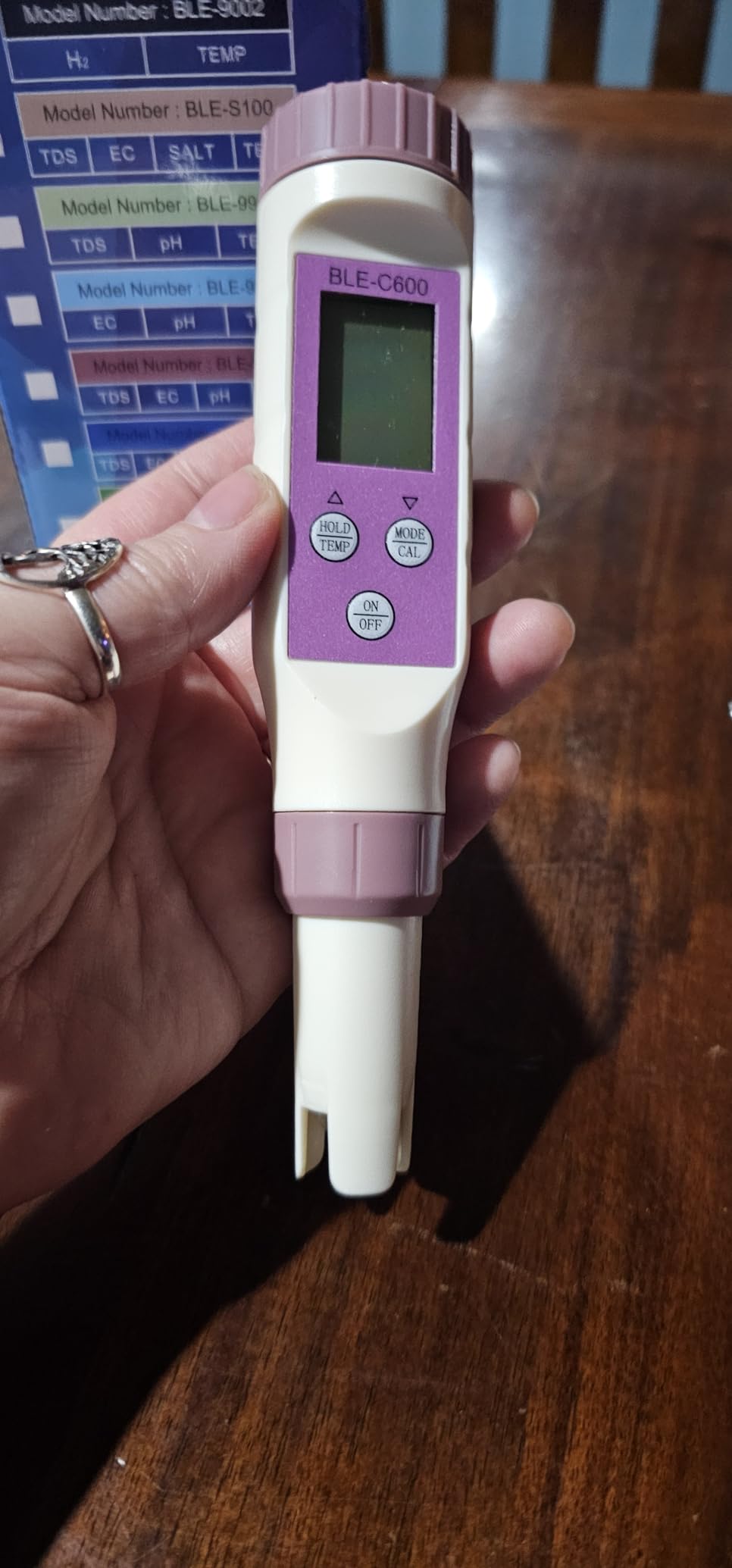 PH Meter & TDS Meter Digital Water Tester 5 in 1 Salinity Tester PH Temp EC and TDS Meter, PH Meter for Water with LCD Backlit, Water Testing Kits for Drinking Water, Wine, Swimming Pool, Hot Tub Spas customer photo 2