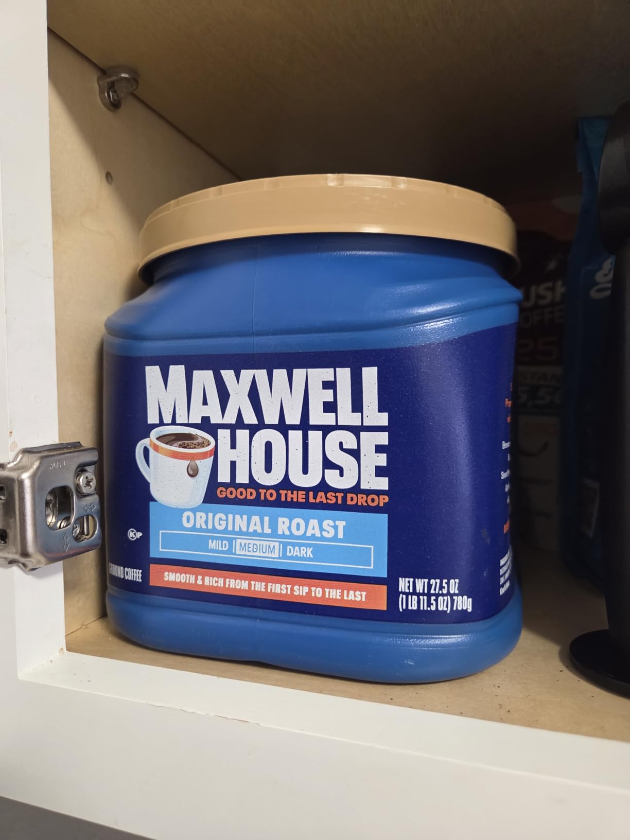 Maxwell House Ground Coffee, Original Roast, 27.5 oz Canister customer photo 2