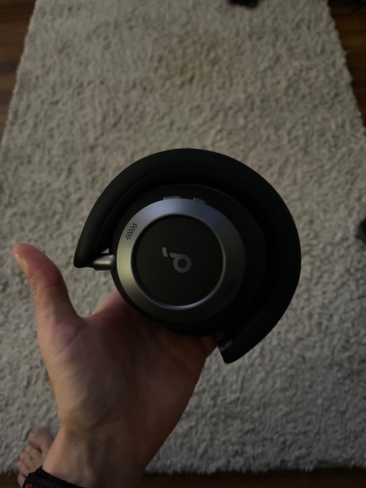 Soundcore Anker Space One Pro Wireless Over-Ear Headphones, Foldable Design | Adaptive Active Noise Cancelling, 60H Playtime, Hi-Res LDAC, multipoint connection, 6-Mic Calls, 5-Min Charge for 8 Hrs customer photo 2
