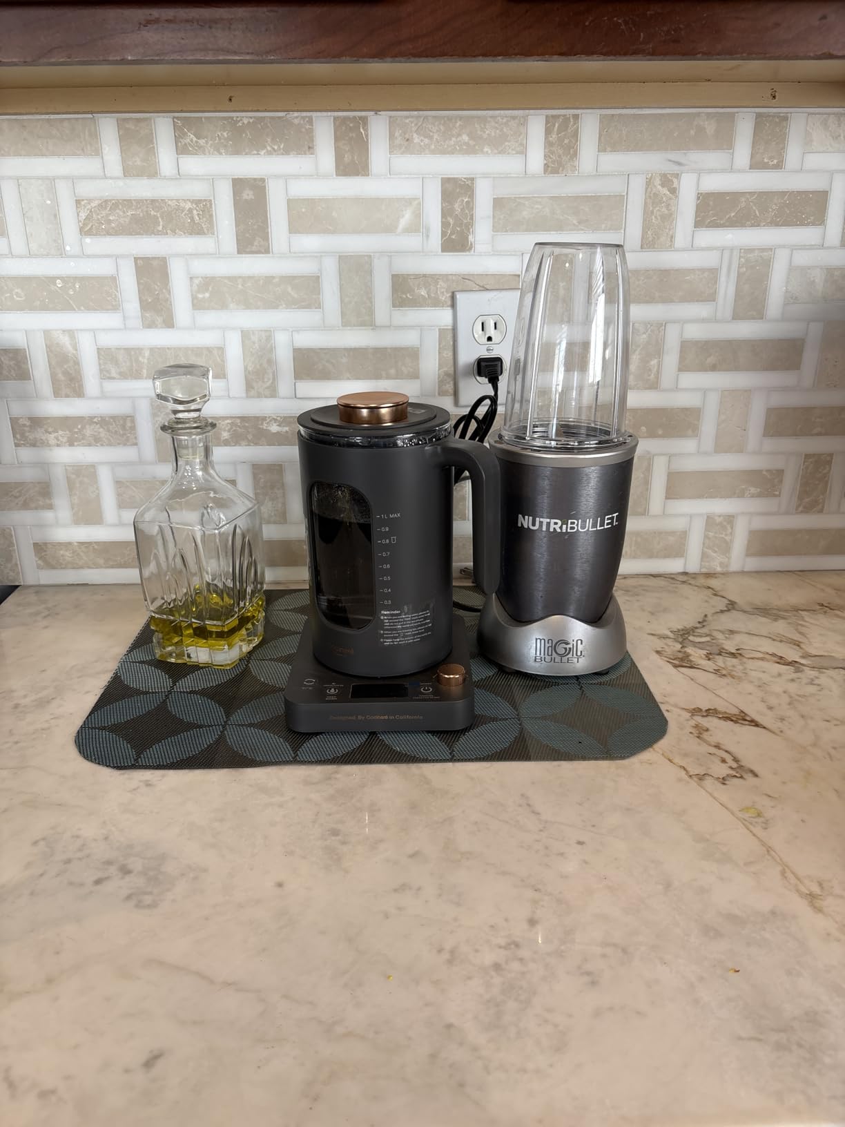 INTASTING Electric Tea Kettle with Infuser, ±1℉ Temperature Control, 1L customer photo 1