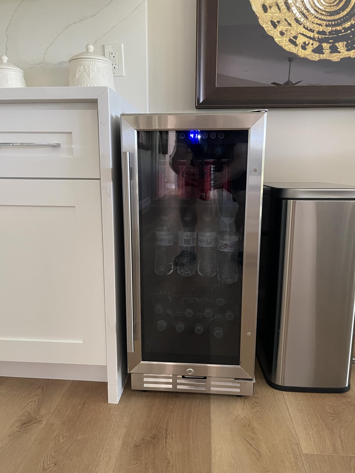 Feelfunn 15 Inch Beverage Refrigerator,126 Cans Outdoor Refrigerator customer photo 1