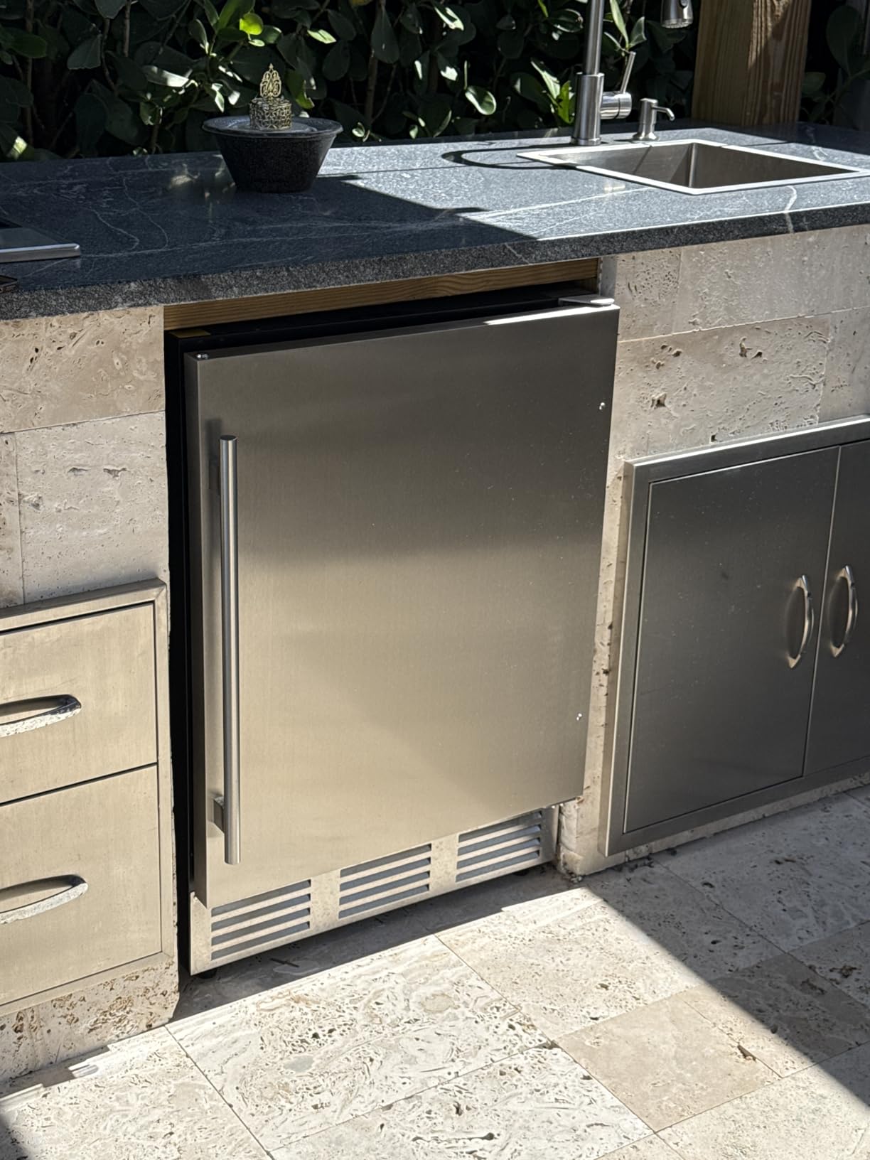 Feelfunn 15 Inch Beverage Refrigerator,126 Cans Outdoor Refrigerator customer photo 2