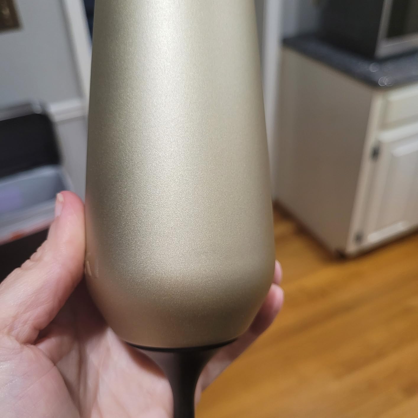 Huski Champagne Chiller | NEW | Award-Winning Iceless Design with Detachable Bottle Stopper | Keeps Wine Cold up to 6 Hours | Fits most 750ml Champagne, Prosecco & Sparkling Wine Bottles (Stainless) customer photo 1