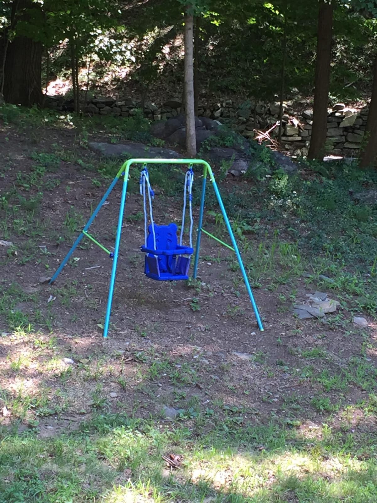 HLC Heavy Duty Metal Kids Swing Set for Backyard, Ages 3-10, 440lbs customer photo 1