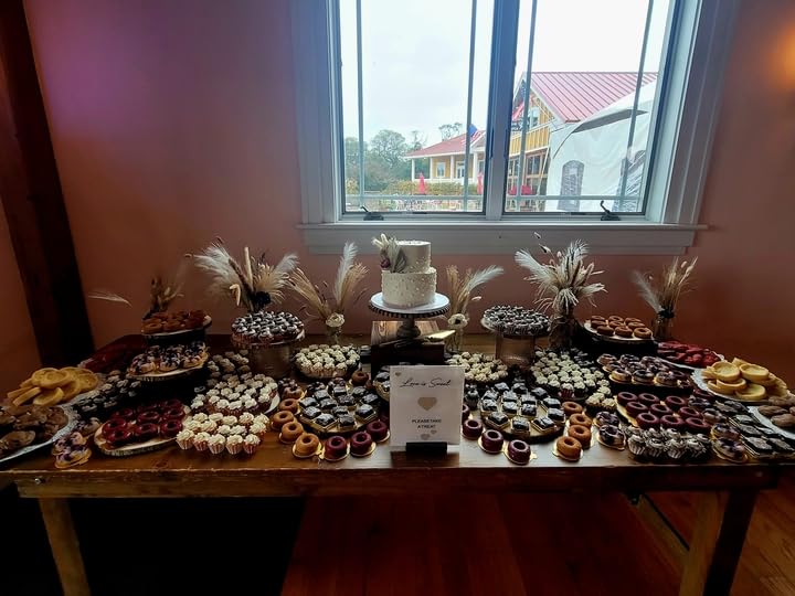 6 Pack Wooden Risers Display Stands Rustic Wood Cake & Cupcake Stands for Party Square Food Risers for Buffet Wooden Crates for Display Home Decor customer photo 2