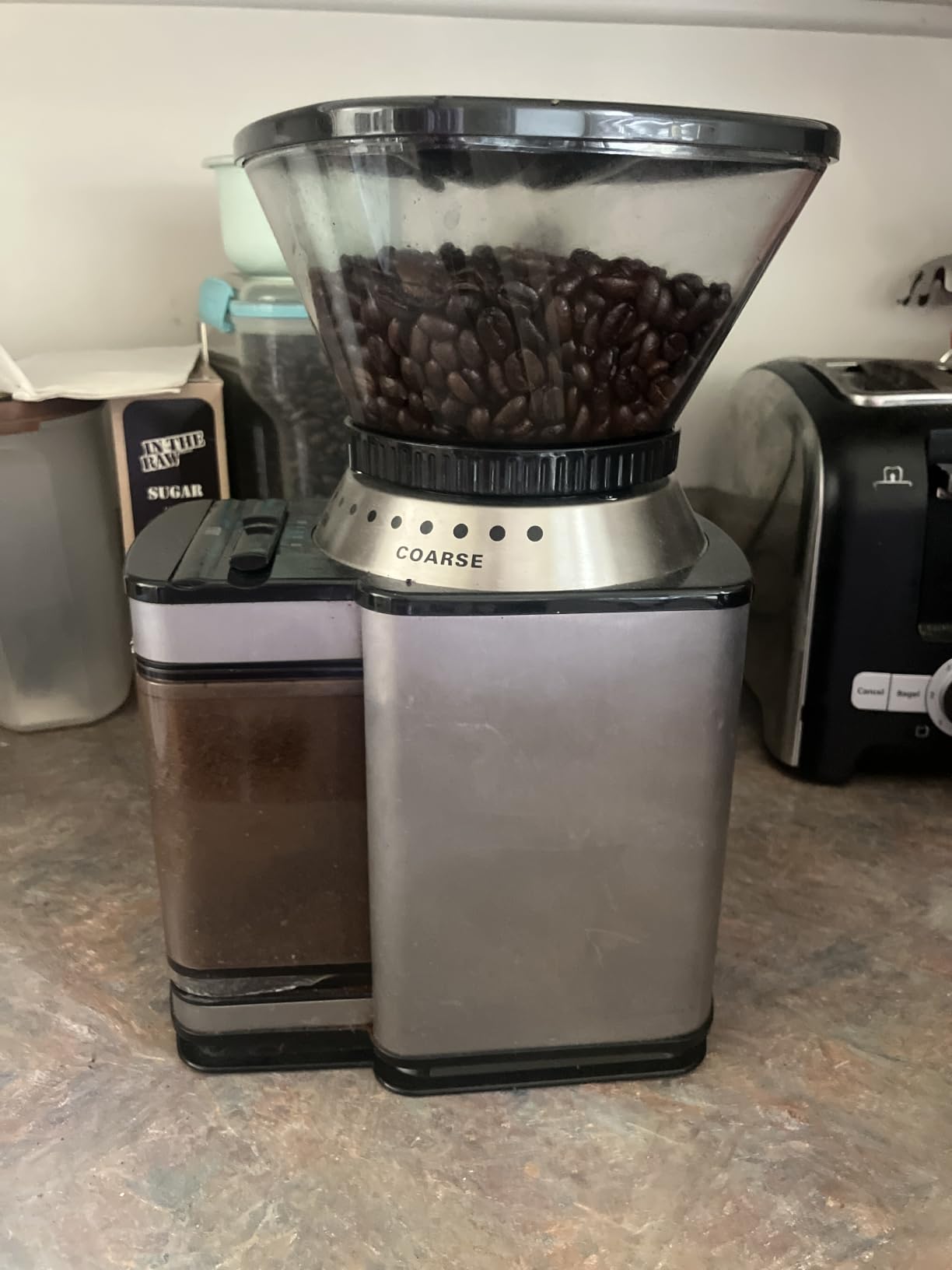 Cuisinart Coffee Grinder, Electric One-Touch Automatic Burr Coffee Grinder with 18-Position Grind Selector, Cup Size Selector for 4 – 18 Cups, Cool Gray Stainless Steel customer photo 2