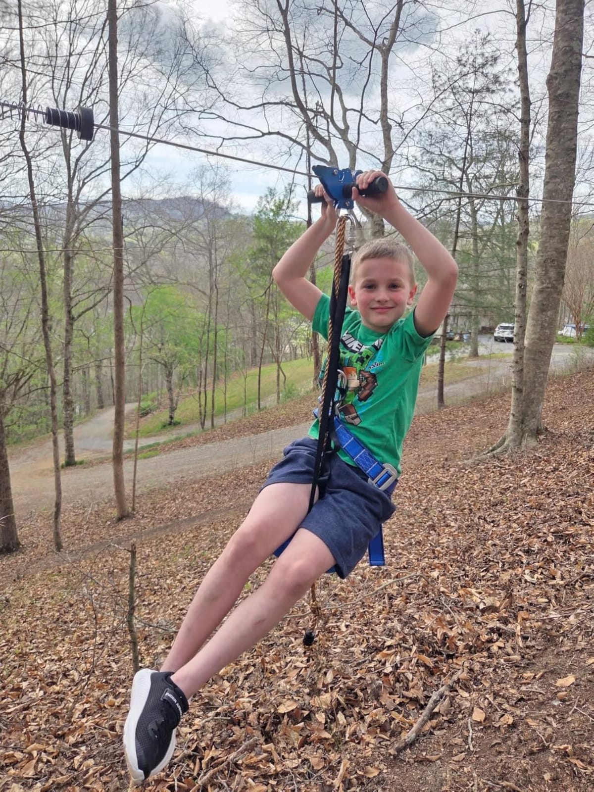 X XBEN Zip line Kits for Backyard 65FT, Ziplines for Kids and Adults customer photo 1