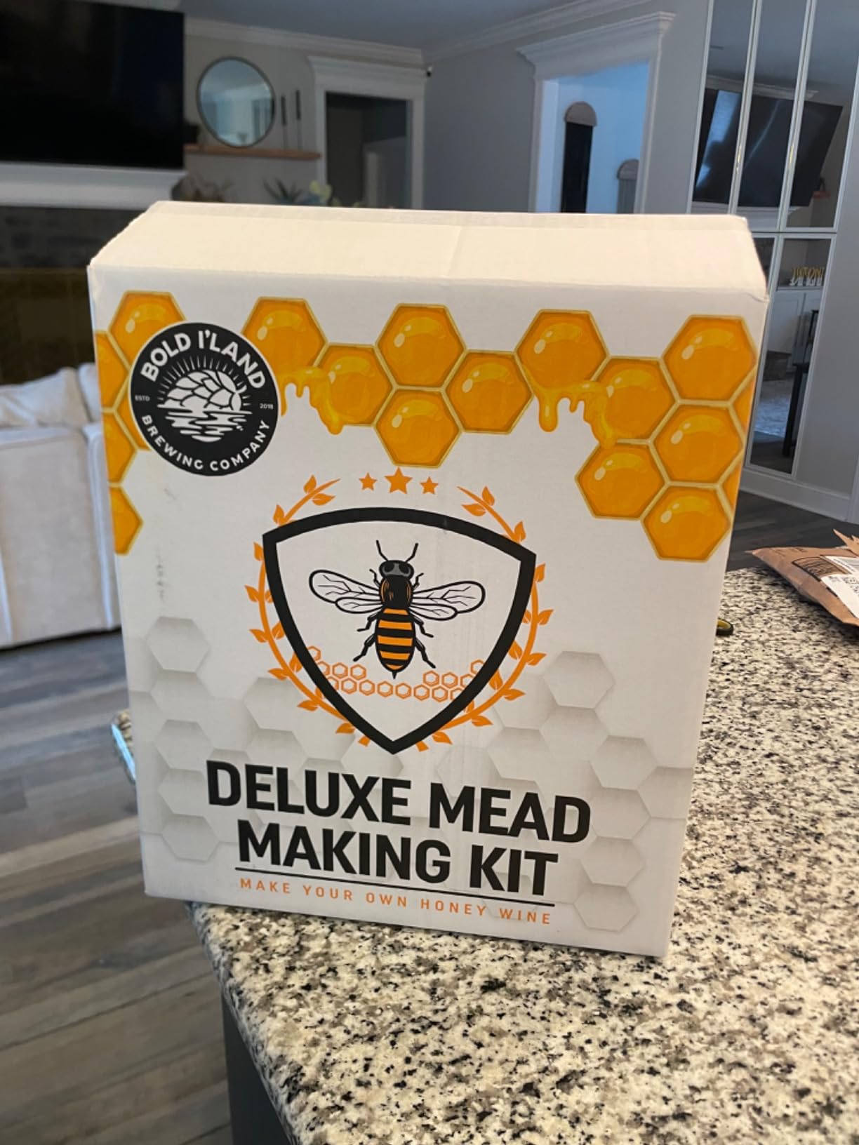 Complete Mead Making Kit for Beginners – Home Brewing Starter Kit – Includes 1 Gallon Glass Jug Carboy - Alcohol Hydrometer for Alcohol Test – Auto Siphon – Airlock – How to Guide and More customer photo 1