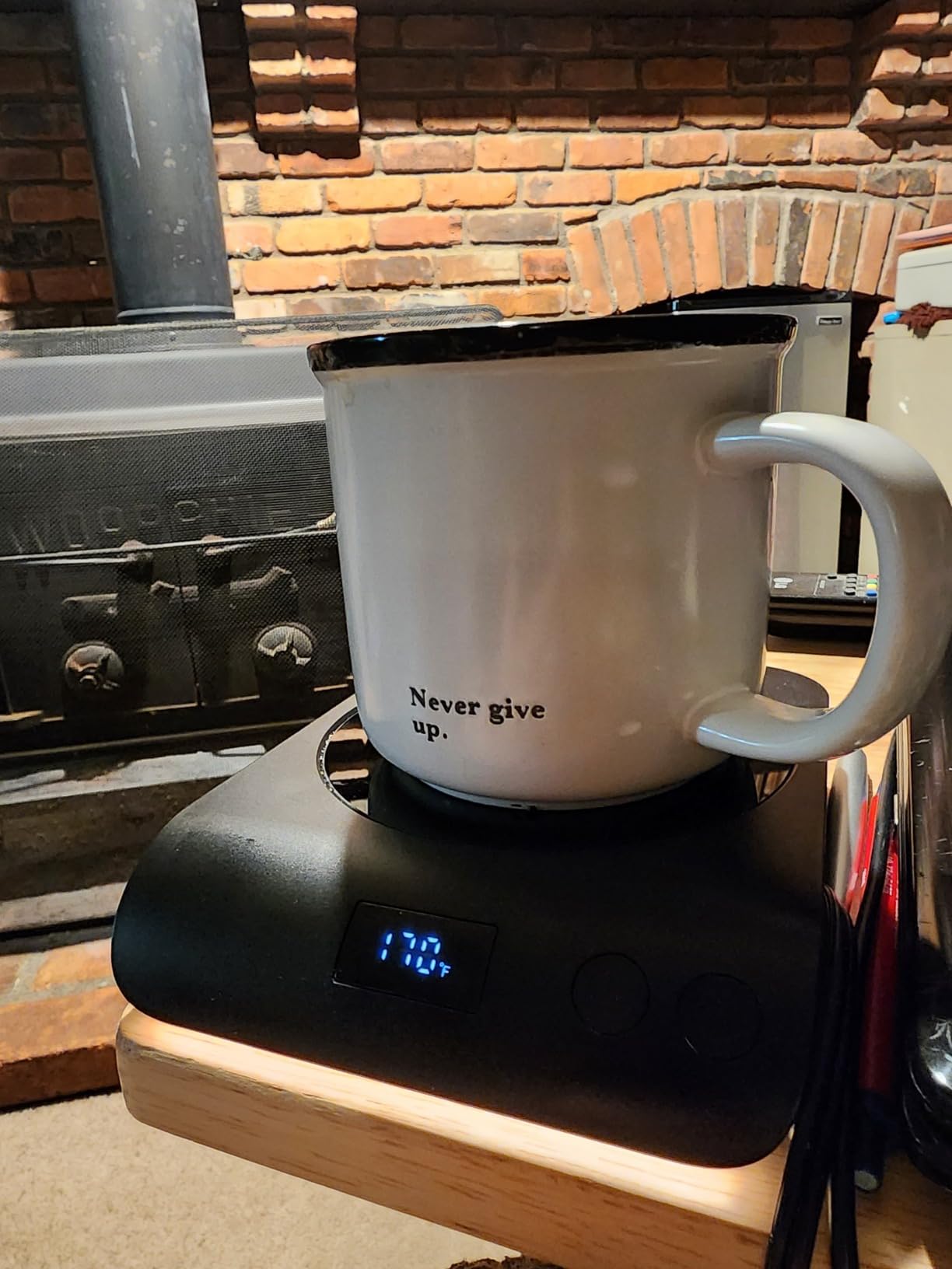 Gaiatop Coffee Mug Warmer, 50W Smart Cup Warmers, Fast Heating Plate-Black customer photo 1