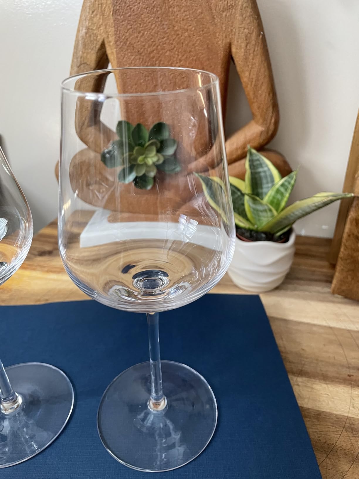 Stemless Wine Glasses Set of 2, 18oz Red White Wine Glass, No Stem customer photo 2