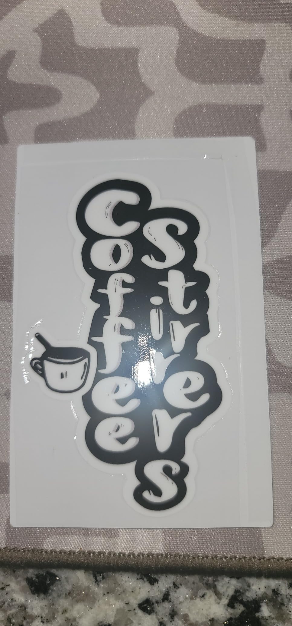 1000pcs Plastic Coffee Stirrers and Plastic Holder Set, 5.1in Coffee Straws, Coffee Stir Sticks Container with Lid and Sticker, Disposable Swizzle Sticks for Mixing Coffee Milk Cocktail Drinks and Tea customer photo 1