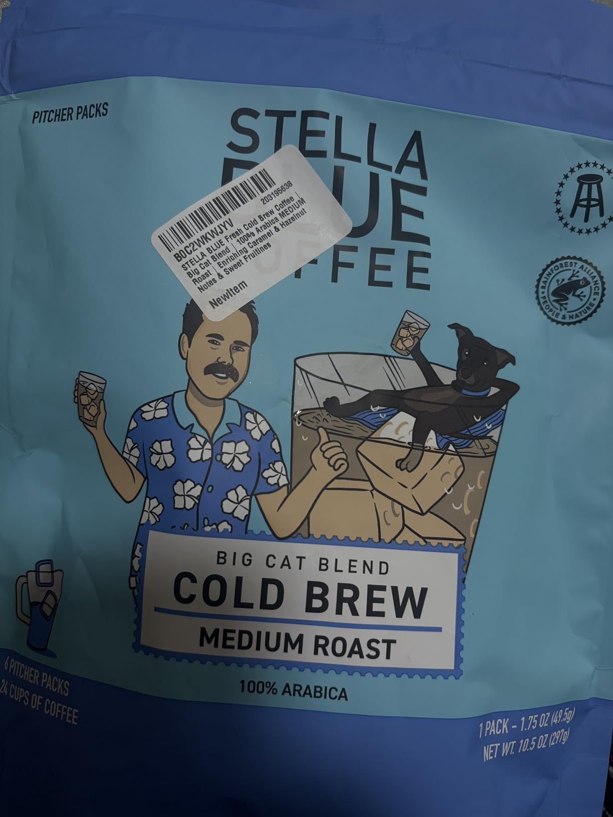 Cold Brew Coffee Bags, Blueberry Muffin, Medium Roast, Ground Coffee customer photo 2