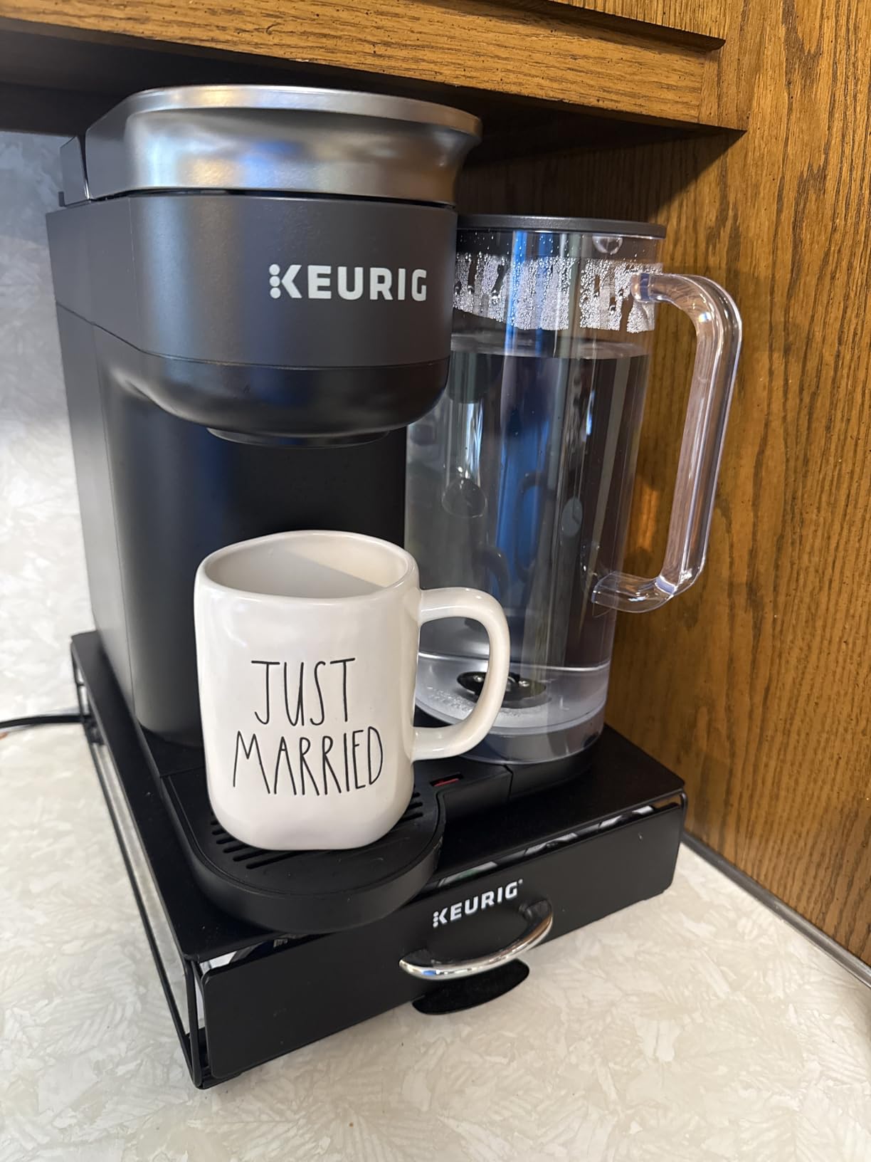 Keurig K-Brew+Chill Iced or Hot Single-Serve K-Cup Coffee Maker with MultiStream and QuickChill Technology, 70oz. Removable Reservoir customer photo 2