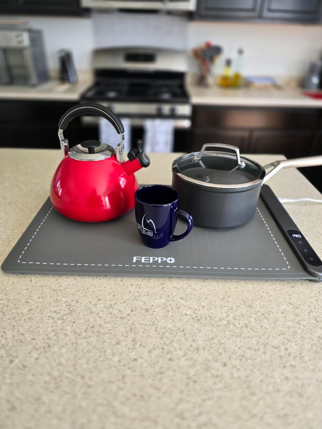 FEPPO Food Warming Mat, Upgrade High-tech Heating System, Fast Full Surface customer photo 1