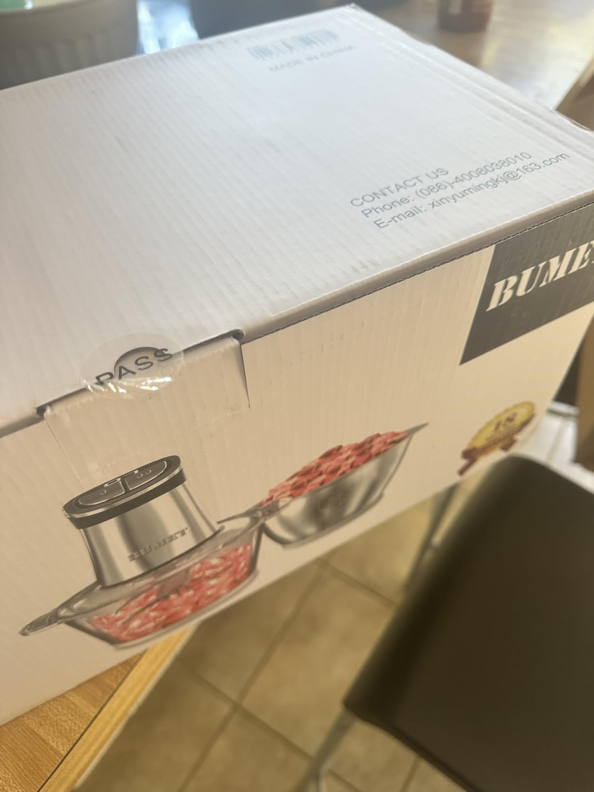 BUMET 800W 2-12cup Food Chopper LED Timer 3-Tier 6 Blades customer photo 2