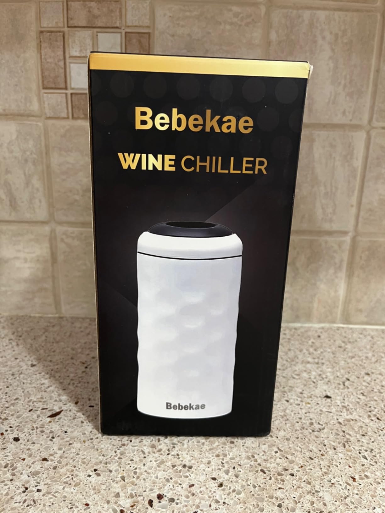 Keep Wine Cold for 6+ Hours Wine Chiller - Double Walled Stainless Steel Wine Bottle Chiller | Vacuum Insulated Wine Chillers for Bottles | Fits Most 750ml Wine & Champagne Bottles customer photo 1