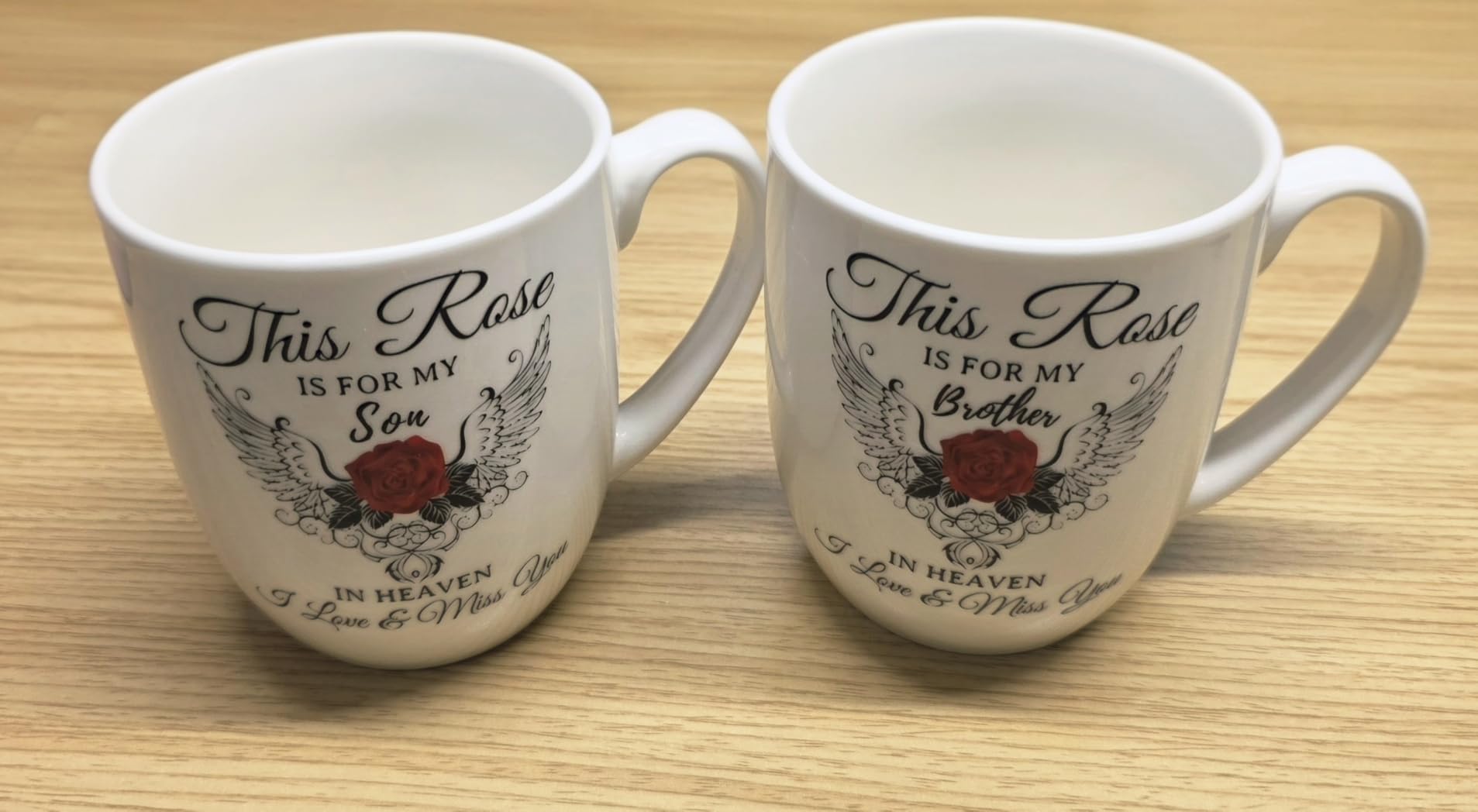 Large Ceramic Coffee Mugs Set of 4 16oz(475ml) Tea Cups Idea Gifts White customer photo 2